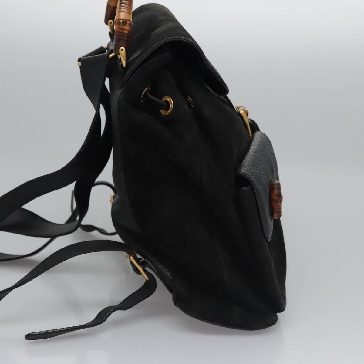 Gucci Gucci Vintage Bamboo Suede and Leather Size ONE SIZE - 4 Thumbnail