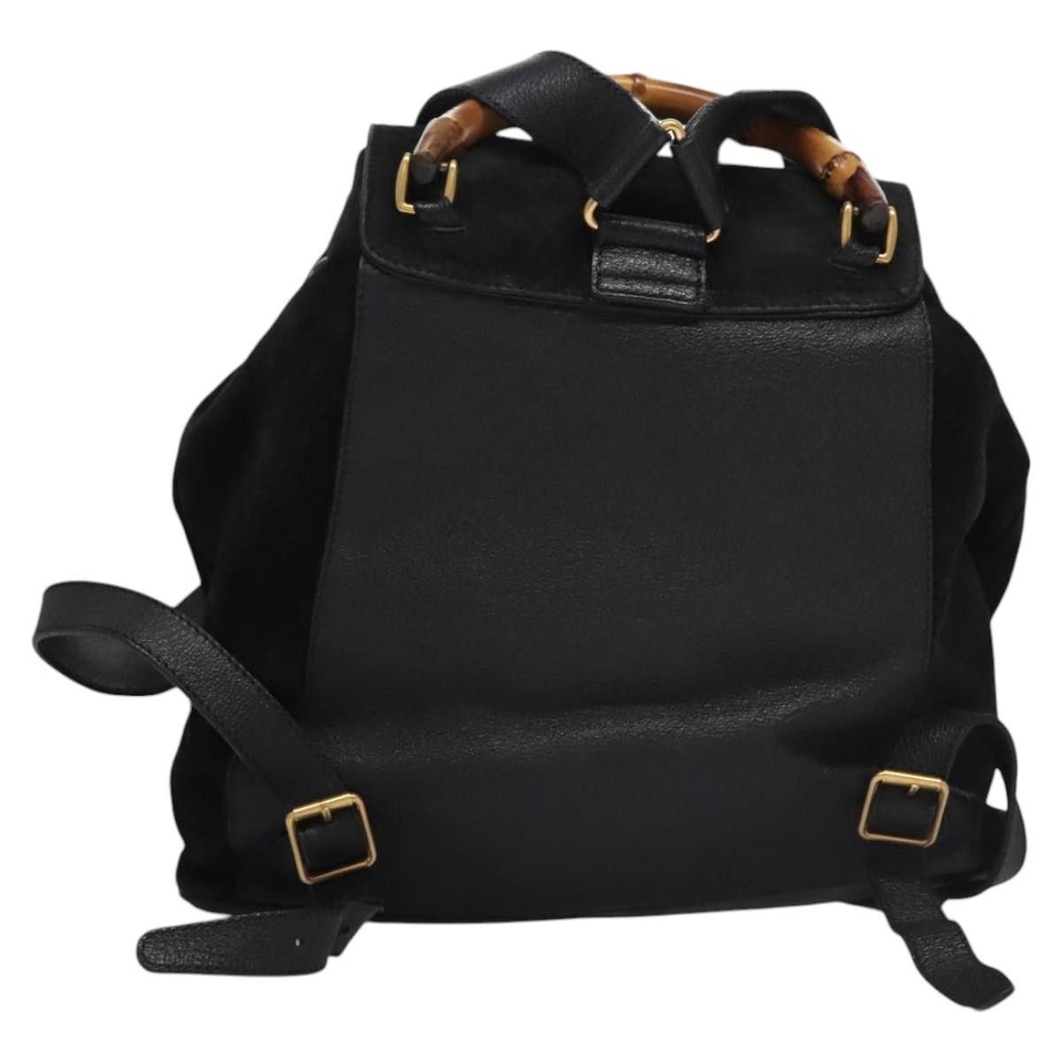 Gucci Gucci Vintage Bamboo Suede and Leather Size ONE SIZE - 2 Thumbnail