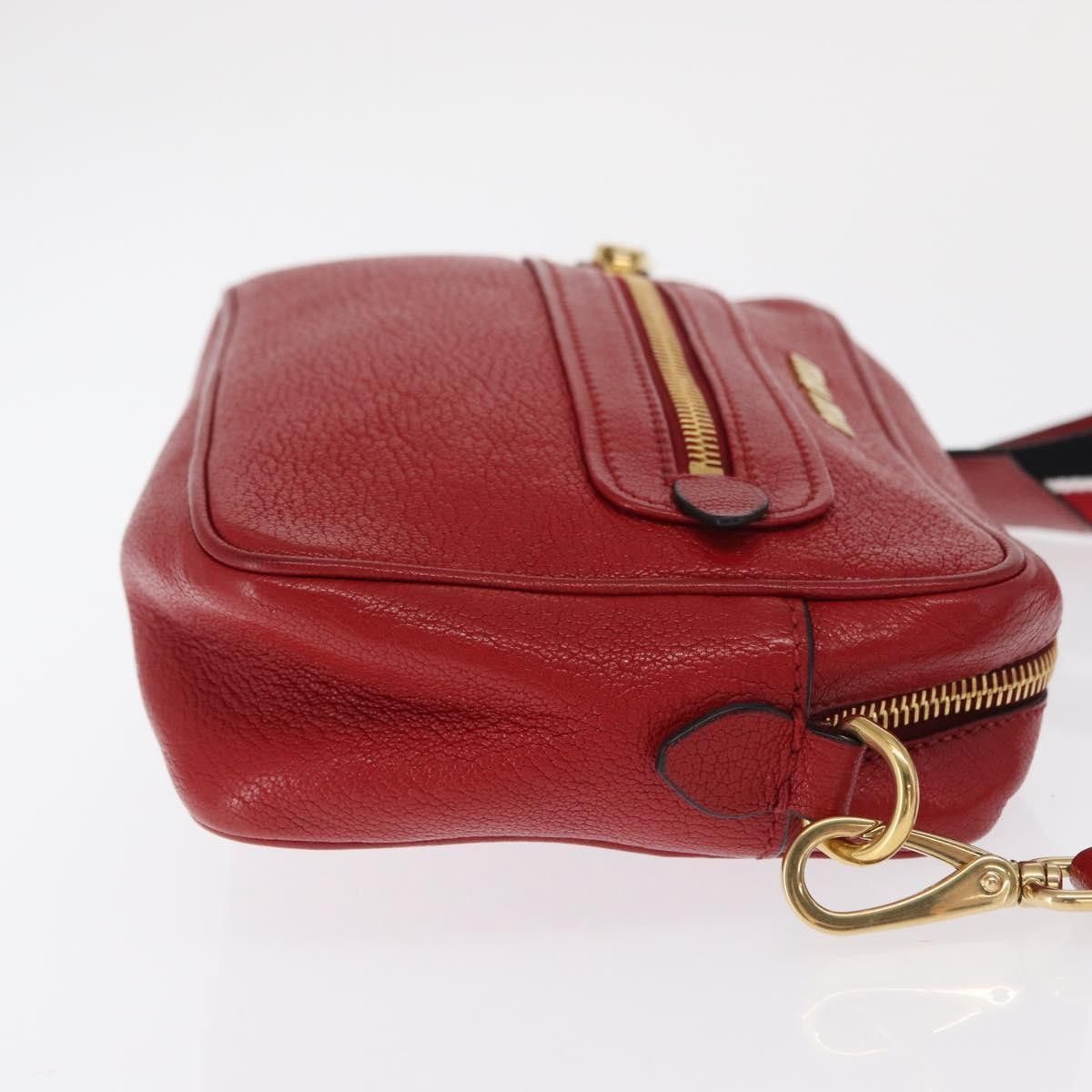 Miu Miu Miu Miu Madras Zip Pocket Crossbody Leather Size ONE SIZE - 3 Thumbnail