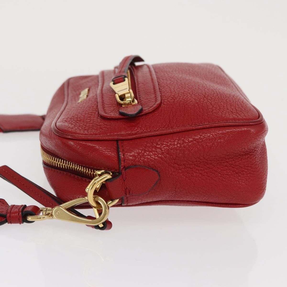 Miu Miu Miu Miu Madras Zip Pocket Crossbody Leather Size ONE SIZE - 4 Thumbnail