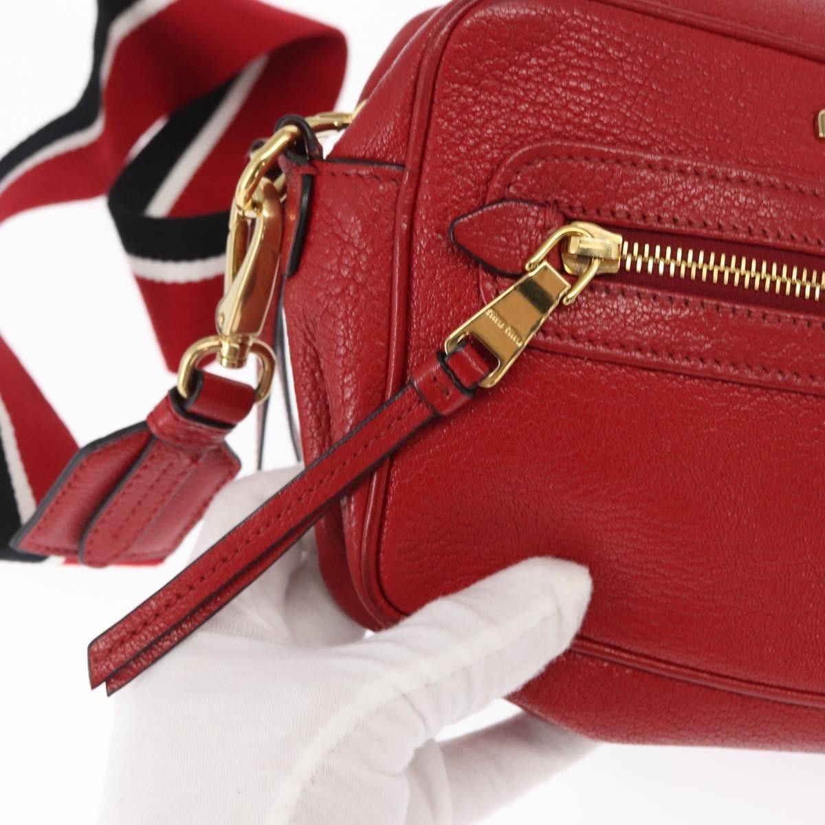 Miu Miu Miu Miu Madras Zip Pocket Crossbody Leather Size ONE SIZE - 19 Thumbnail