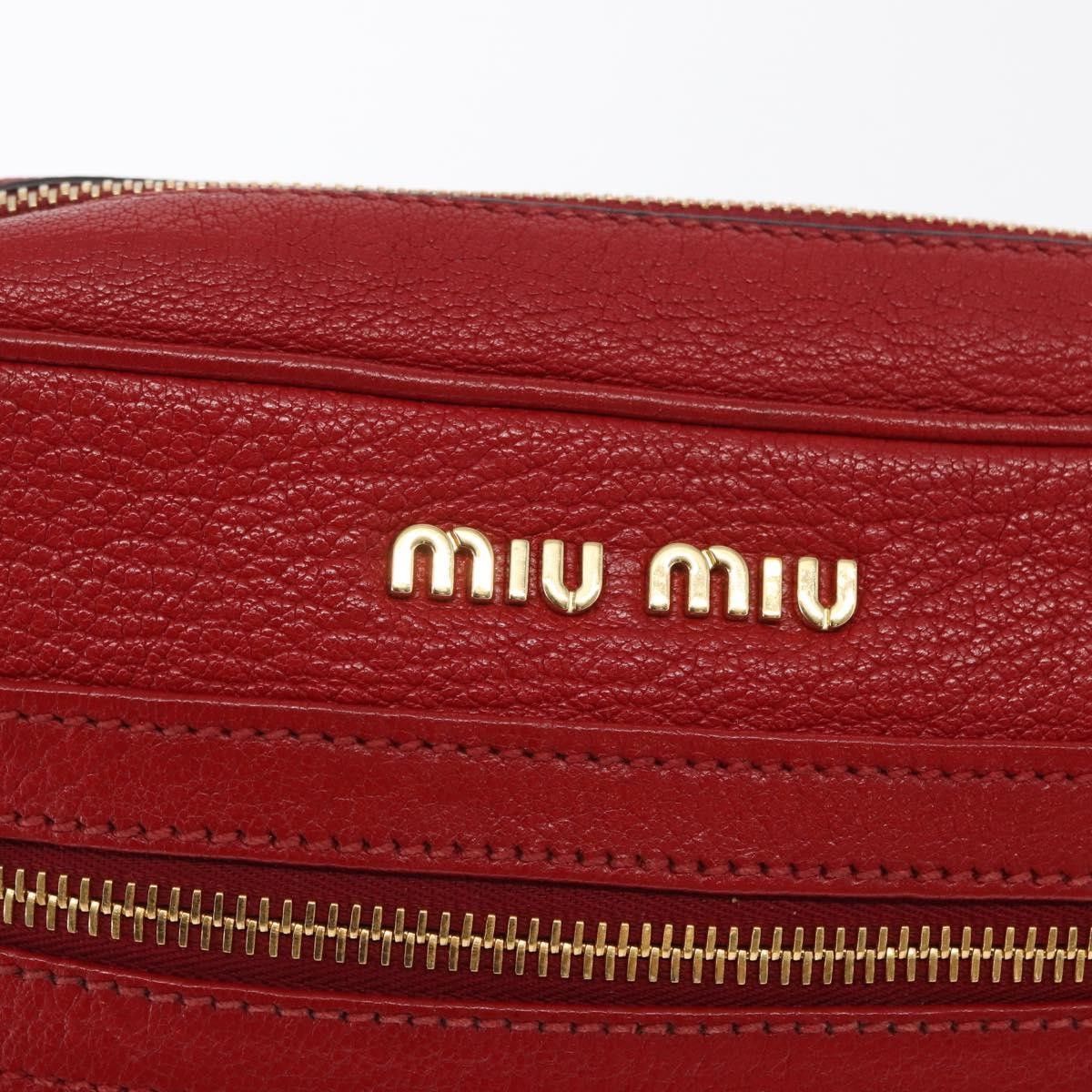 Miu Miu Miu Miu Madras Zip Pocket Crossbody Leather Size ONE SIZE - 18 Thumbnail
