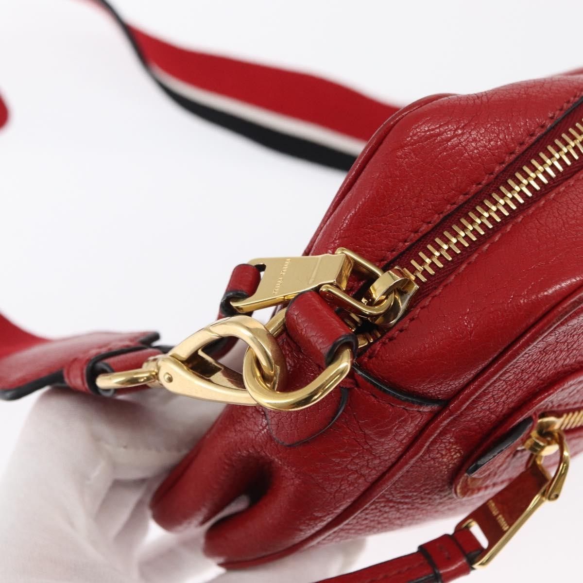 Miu Miu Miu Miu Madras Zip Pocket Crossbody Leather Size ONE SIZE - 13 Thumbnail
