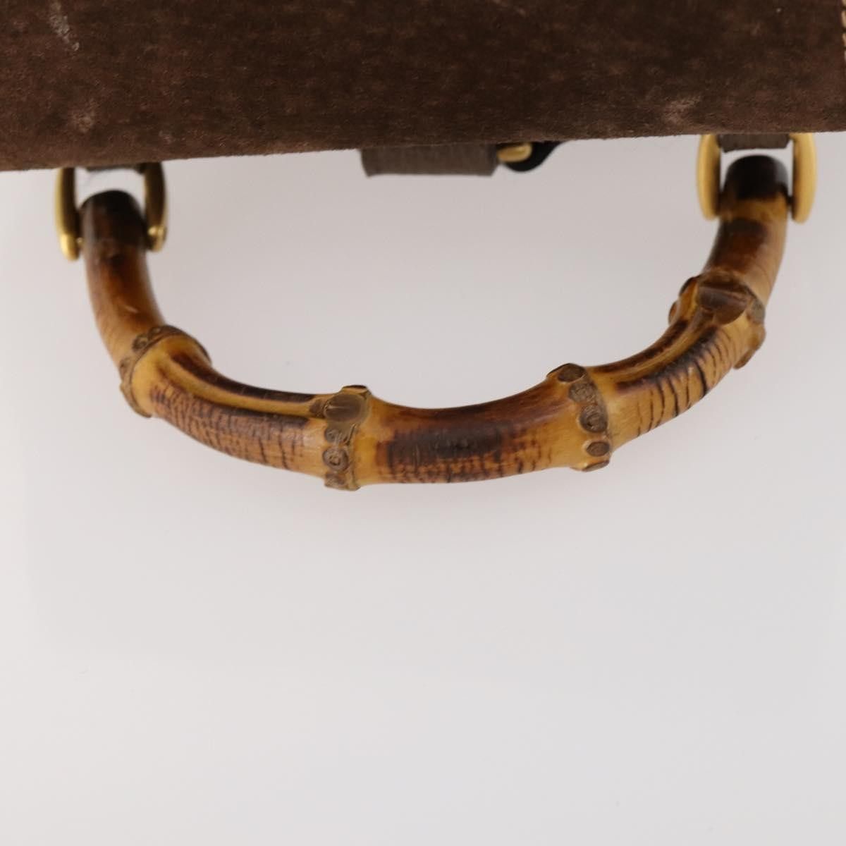 Gucci Gucci Gucci bamboo backpack daim Size ONE SIZE - 8 Thumbnail