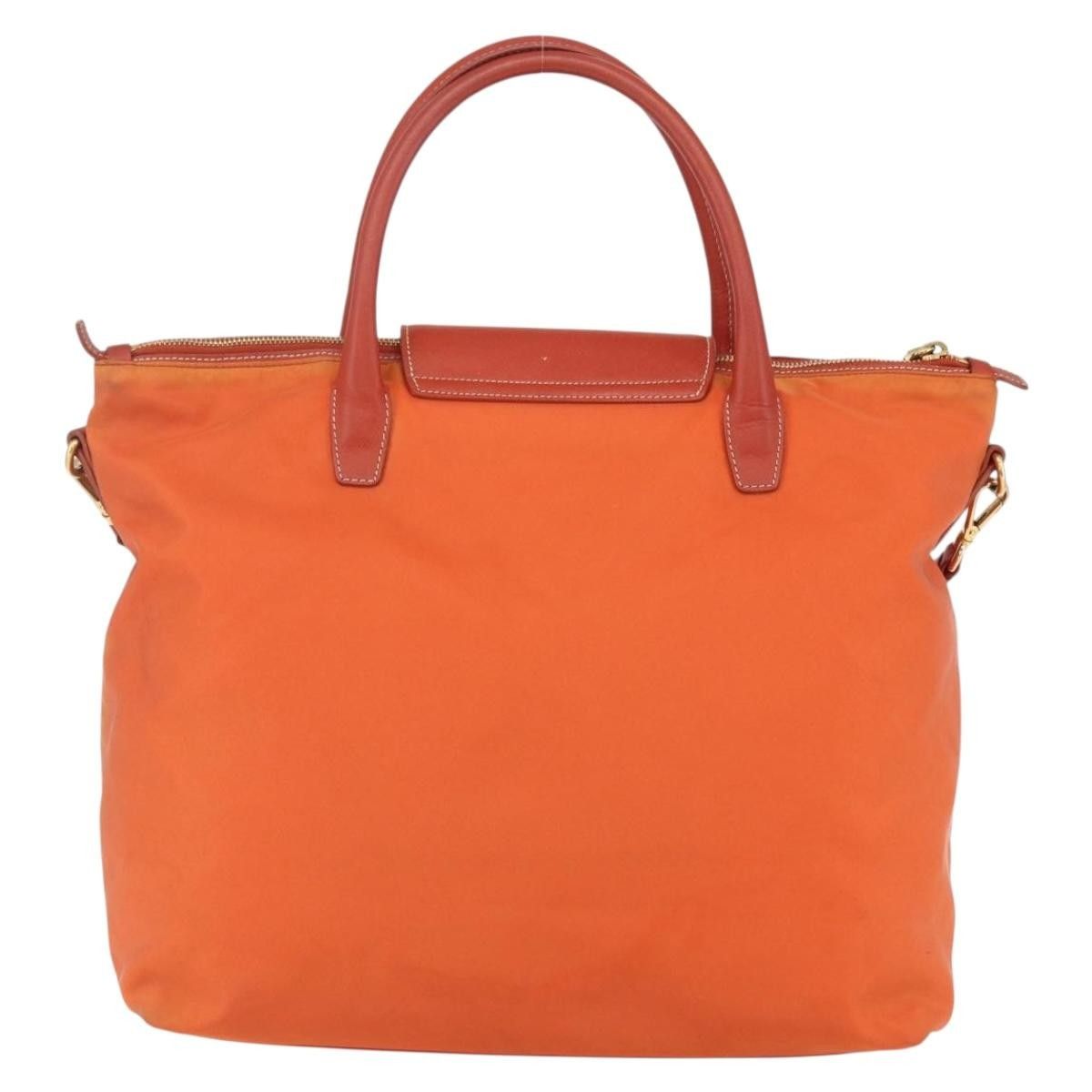 Prada Prada Convertible Flap Tote Tessuto and Saffiano Leather Size ONE SIZE - 2 Thumbnail