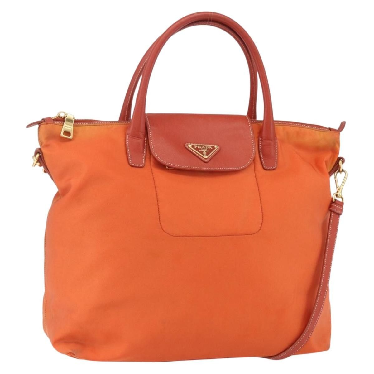 Prada Prada Convertible Flap Tote Tessuto and Saffiano Leather Size ONE SIZE - 18 Thumbnail