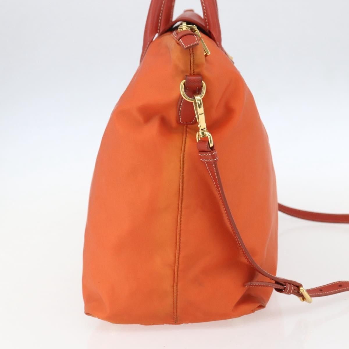 Prada Prada Convertible Flap Tote Tessuto and Saffiano Leather Size ONE SIZE - 3 Thumbnail