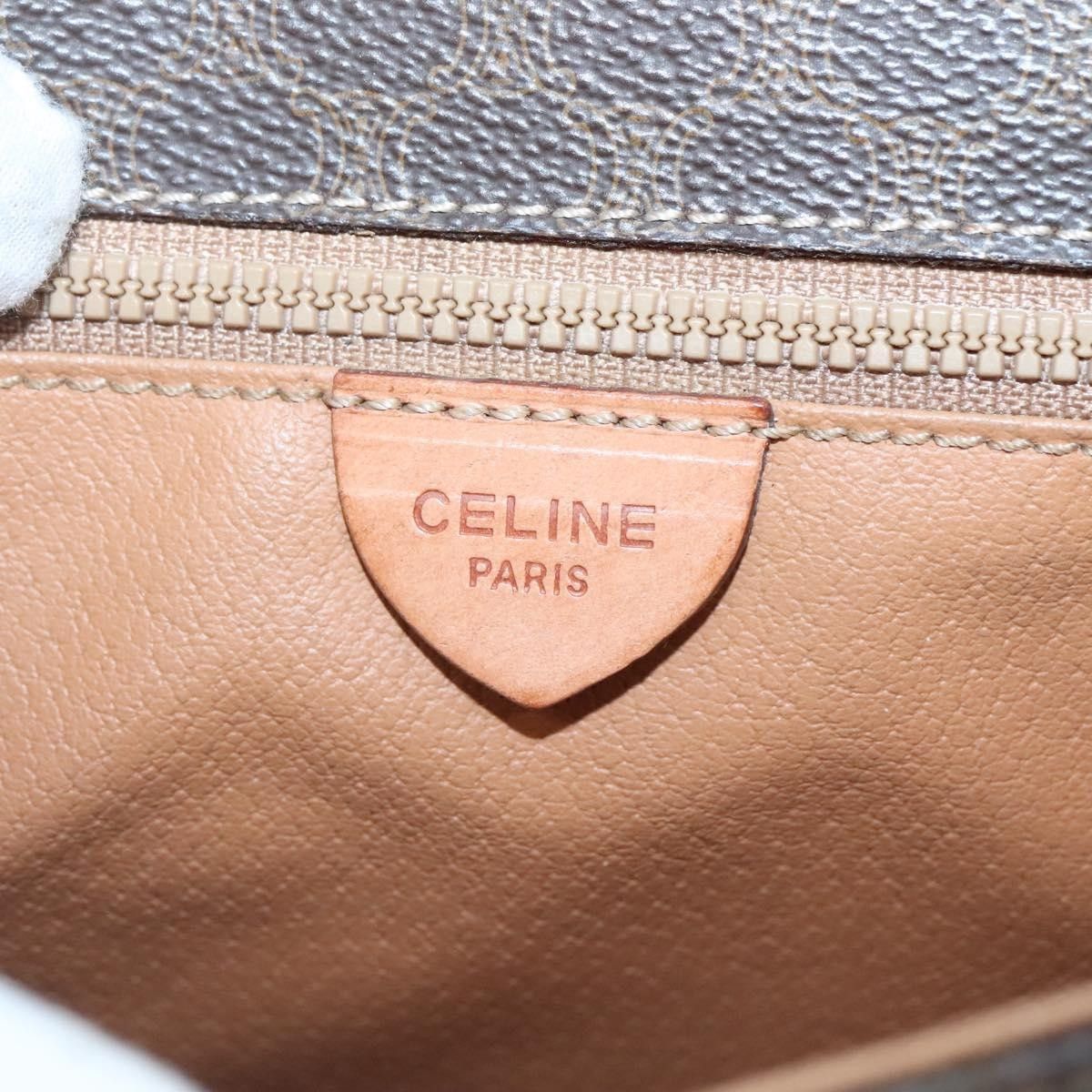 Celine Celine Vintage Macadam Canvas and Leather Size ONE SIZE - 6 Thumbnail