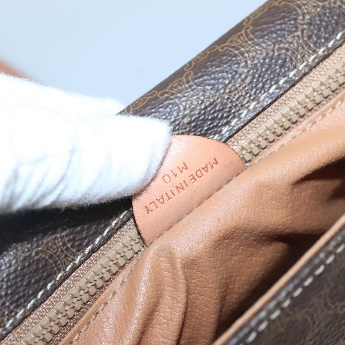 Celine Celine Vintage Macadam Canvas and Leather Size ONE SIZE - 7 Thumbnail