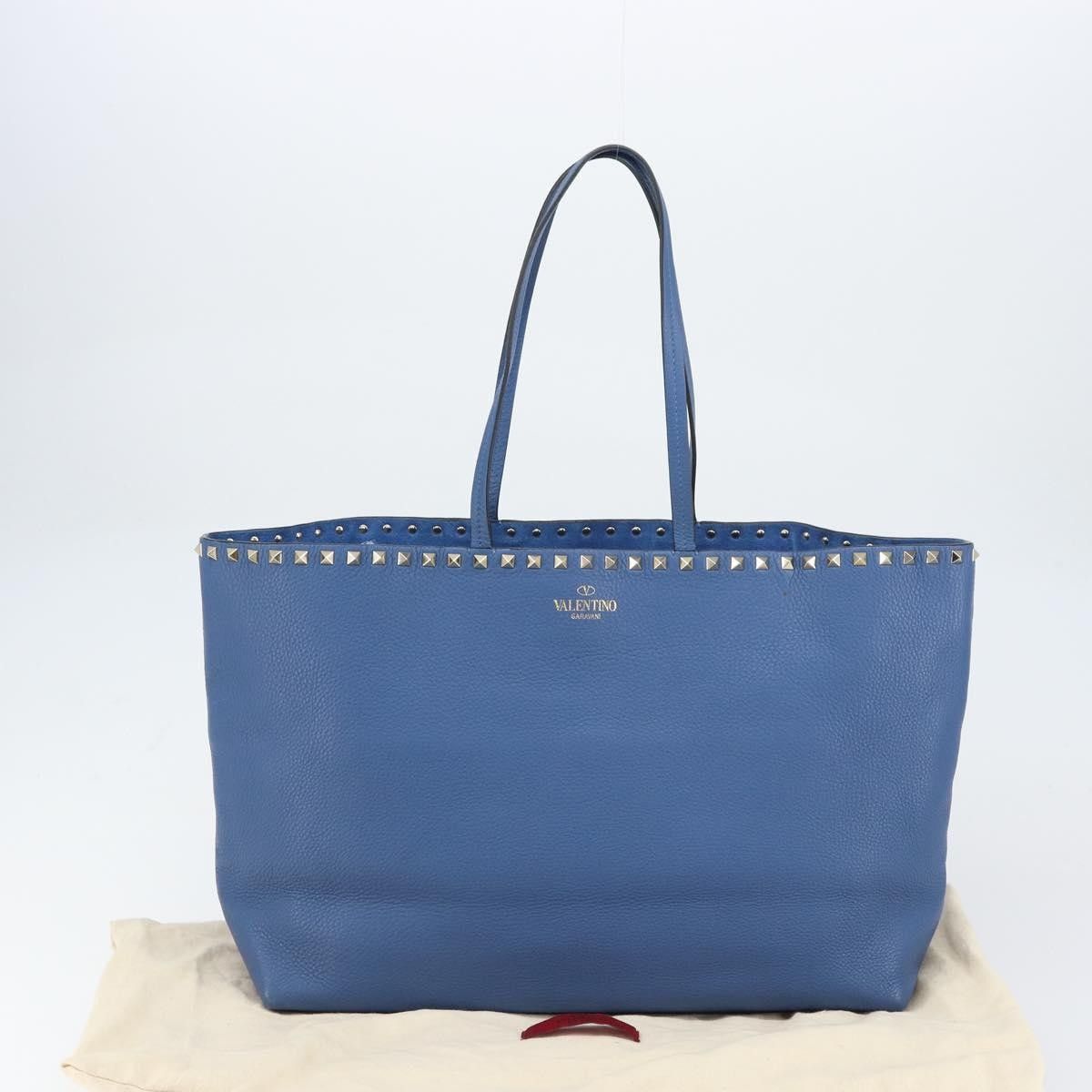 Valentino Valentino Garavani Rockstud Shopper Tote Leather Size ONE SIZE - 14 Thumbnail