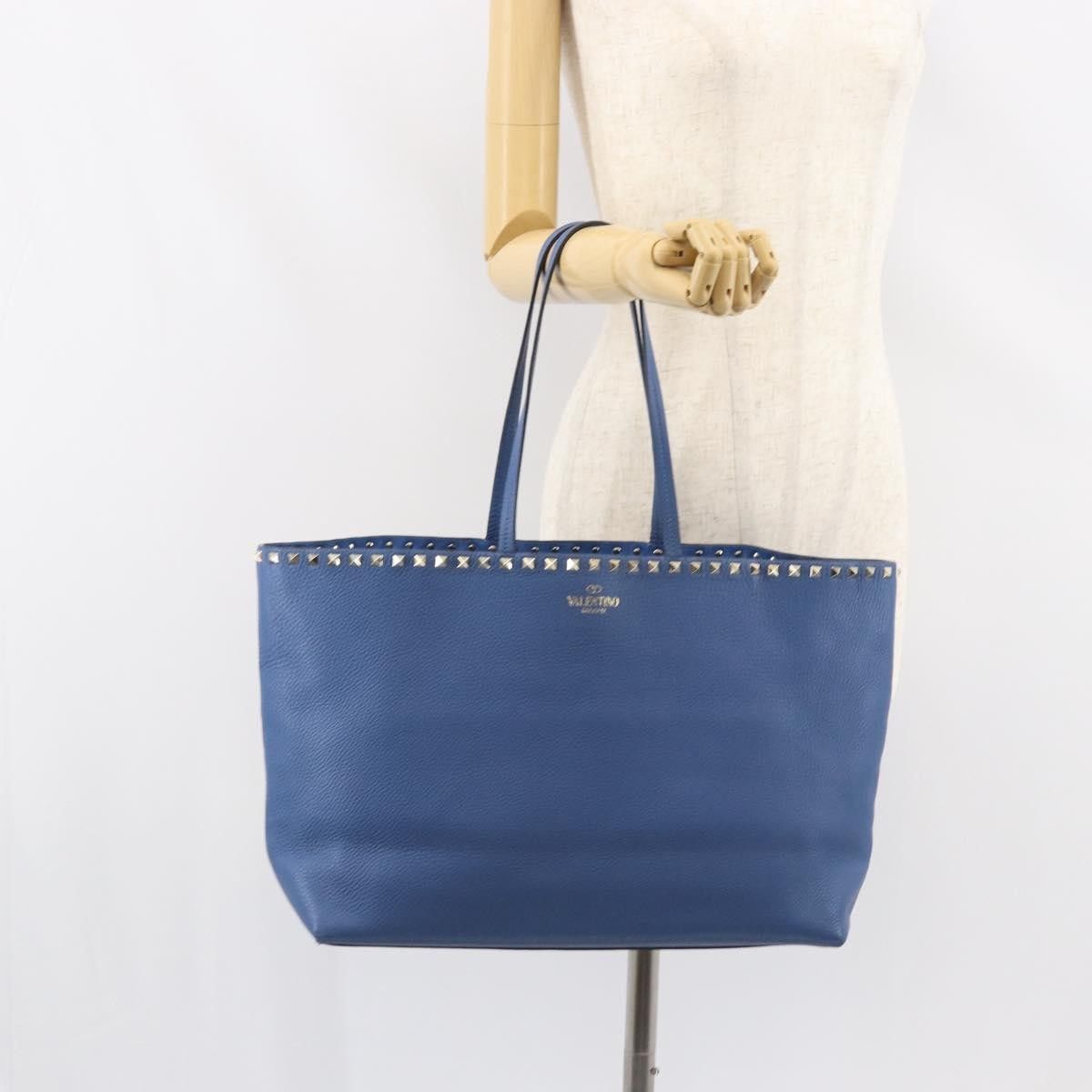 Valentino Valentino Garavani Rockstud Shopper Tote Leather Size ONE SIZE - 15 Thumbnail