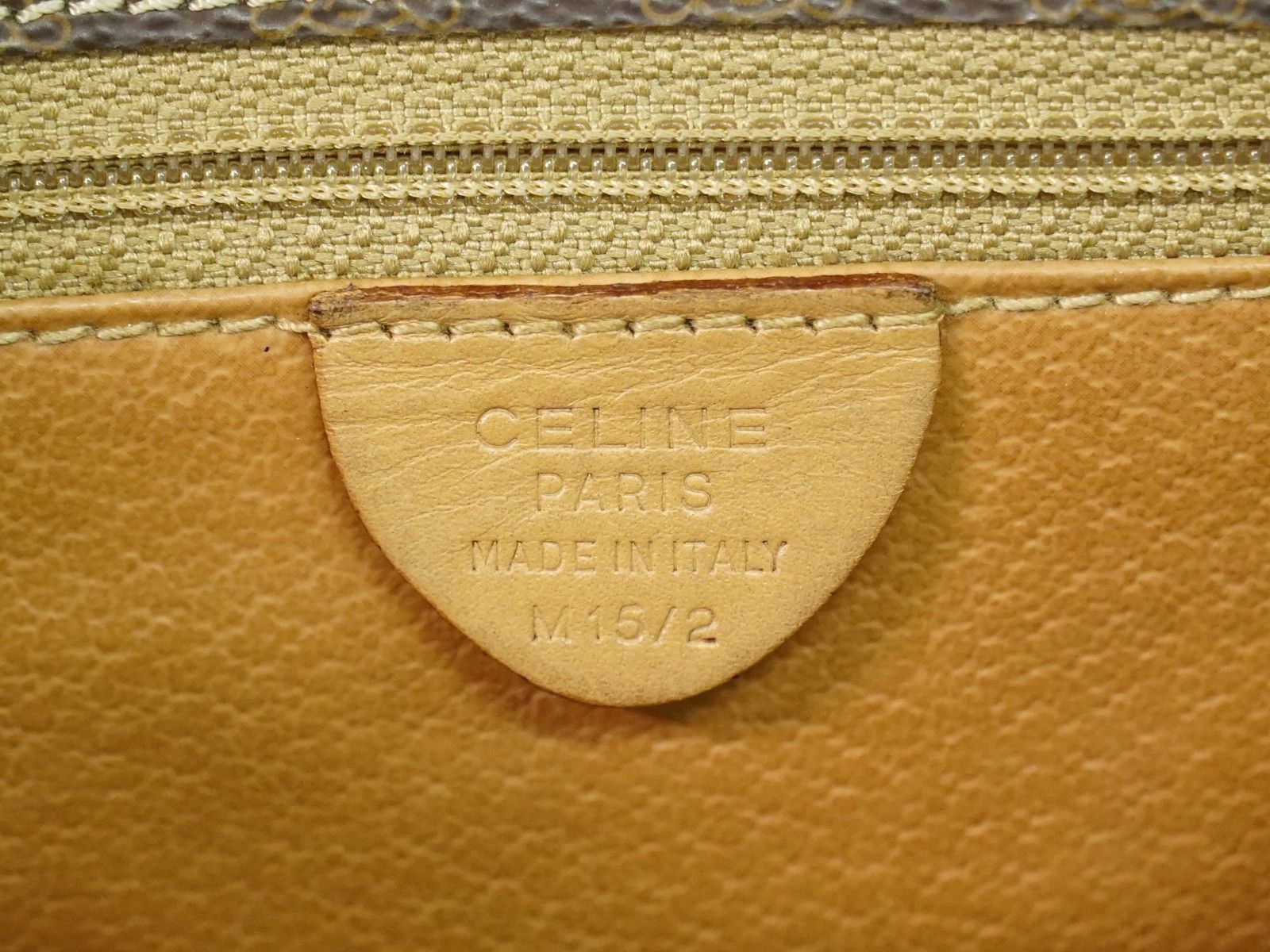 Celine Celine Vintage Macadam Canvas and Leather Size ONE SIZE - 4 Thumbnail