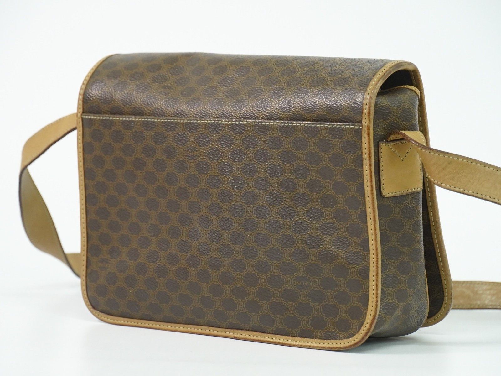 Celine Celine Vintage Macadam Canvas and Leather Size ONE SIZE - 2 Thumbnail