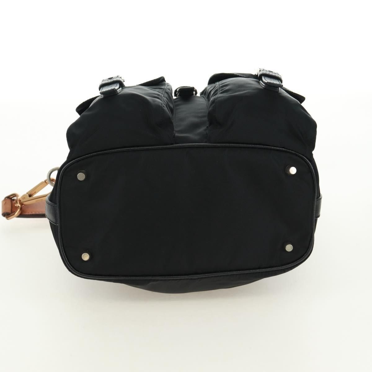 Prada Prada Double Pocket Drawstring Shoulder Bag Tessuto Size ONE SIZE - 15 Thumbnail