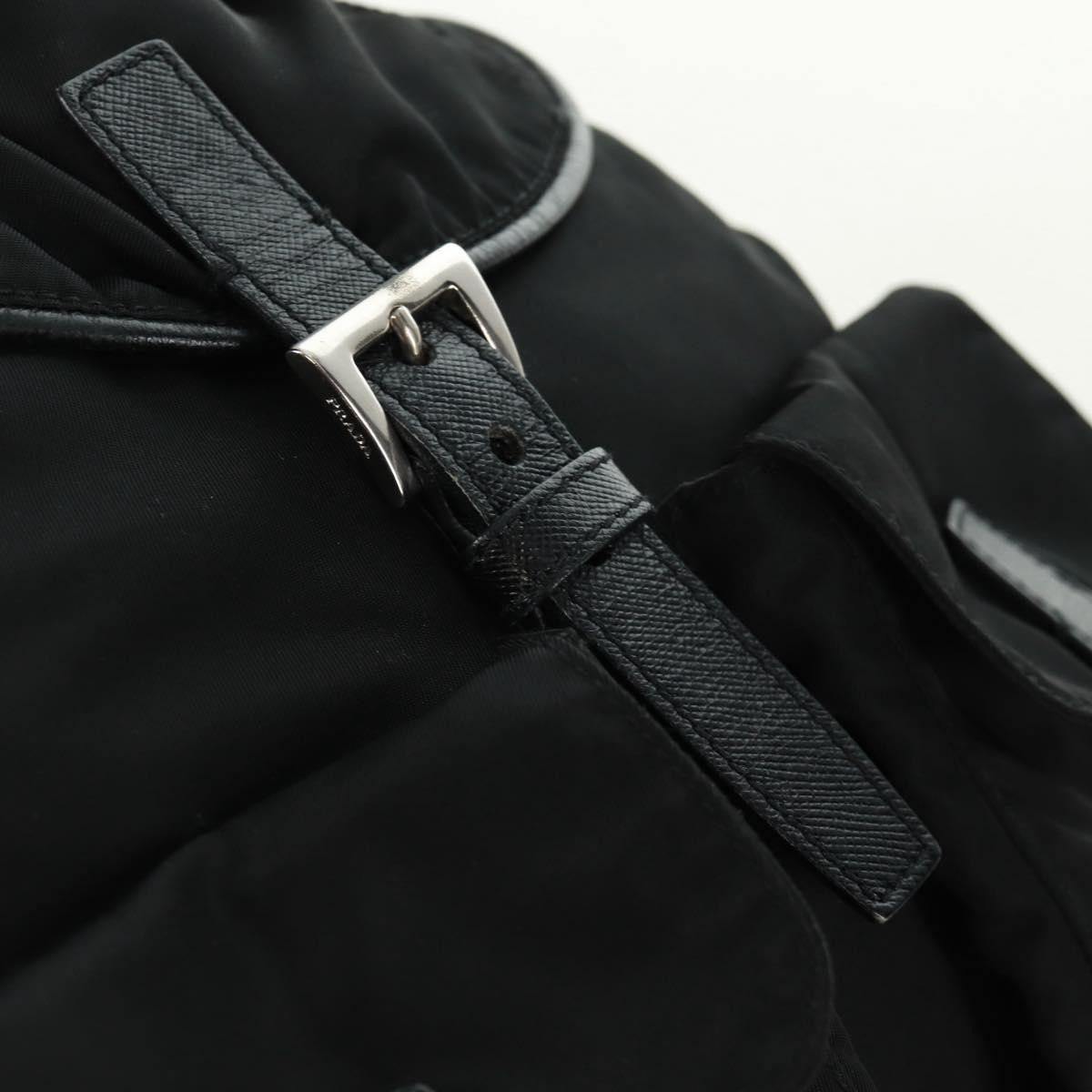 Prada Prada Double Pocket Drawstring Shoulder Bag Tessuto Size ONE SIZE - 19 Thumbnail