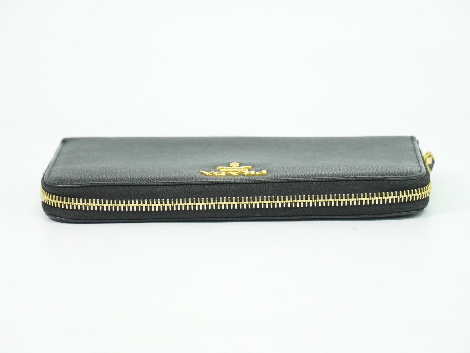 Prada Prada Zip Around Tab Wallet Saffiano Leather Size ONE SIZE - 13 Thumbnail