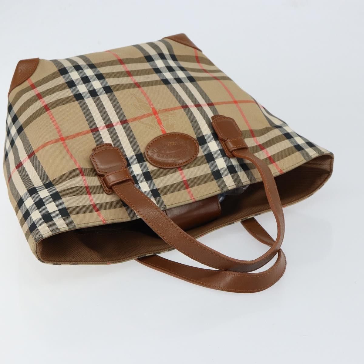Burberry Burberry Vintage Tote Vintage Check Coated Canvas Size ONE SIZE - 7 Thumbnail