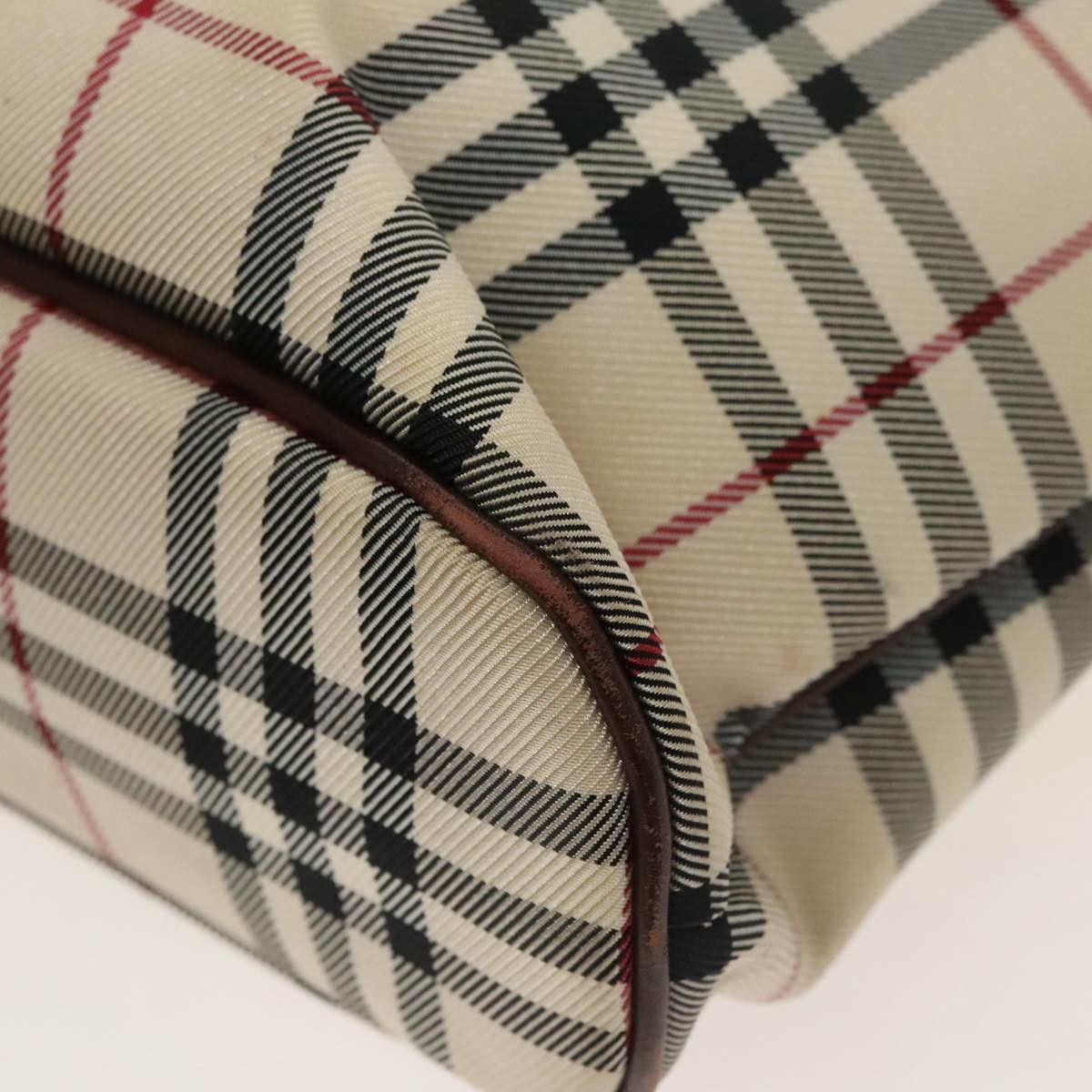 Burberry Burberry Nova Check Tote Canvas and Leather Size ONE SIZE - 10 Thumbnail