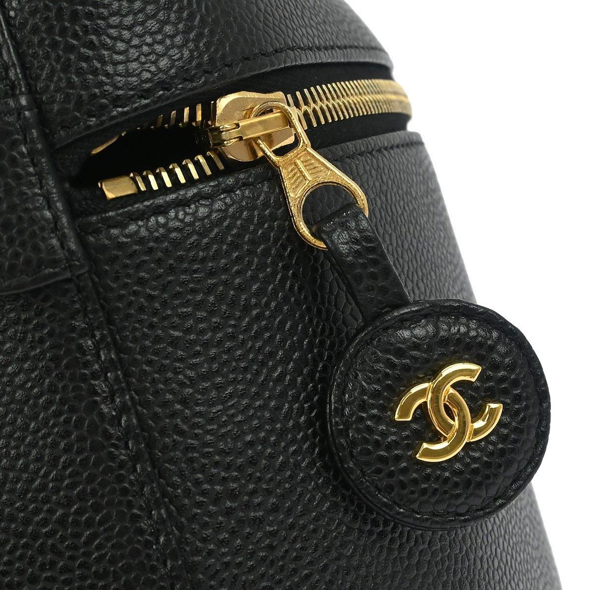 Chanel Chanel Vintage Timeless Cosmetic Case Caviar Size ONE SIZE - 8 Thumbnail