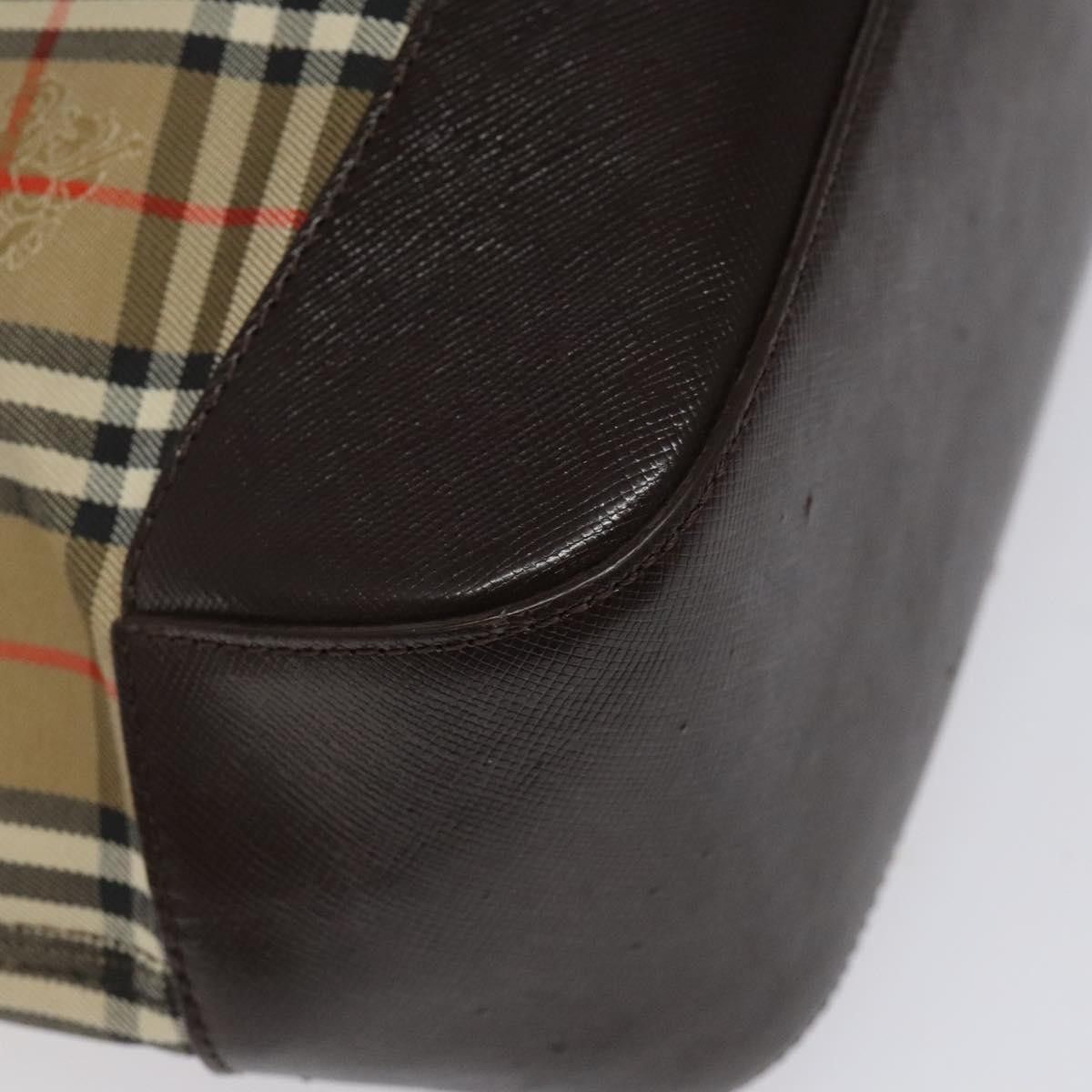 Burberry Burberry Nova Check Tote Canvas and Leather Size ONE SIZE - 10 Thumbnail