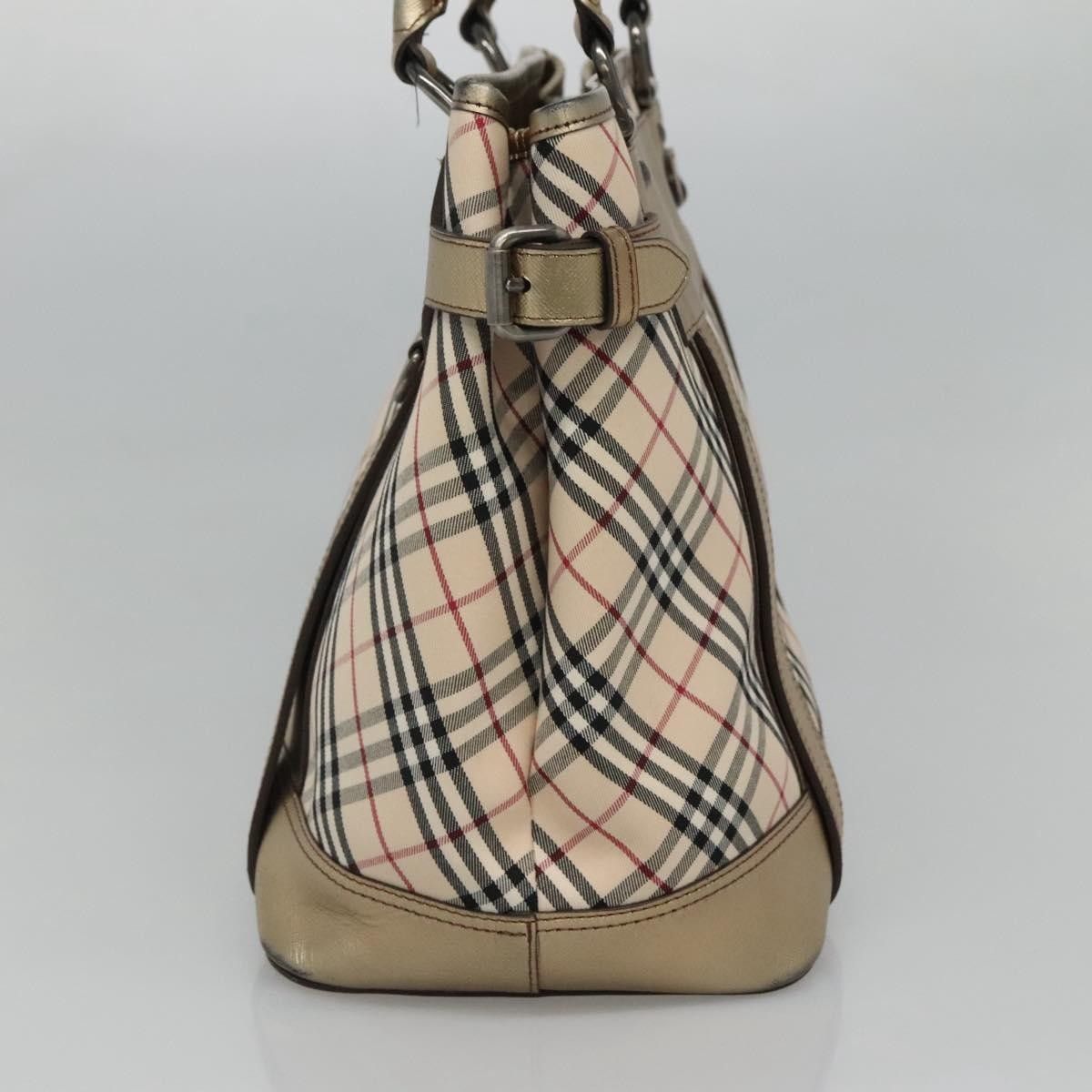 Burberry Burberry Nova Check Tote Canvas and Leather Size ONE SIZE - 4 Thumbnail