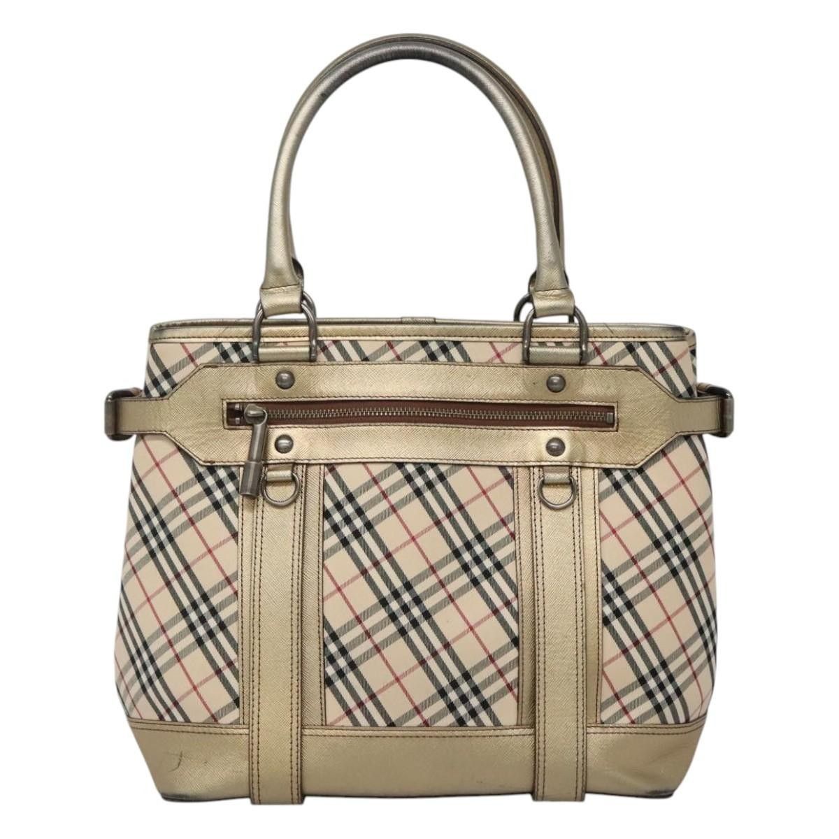 Burberry Burberry Nova Check Tote Canvas and Leather Size ONE SIZE - 17 Thumbnail