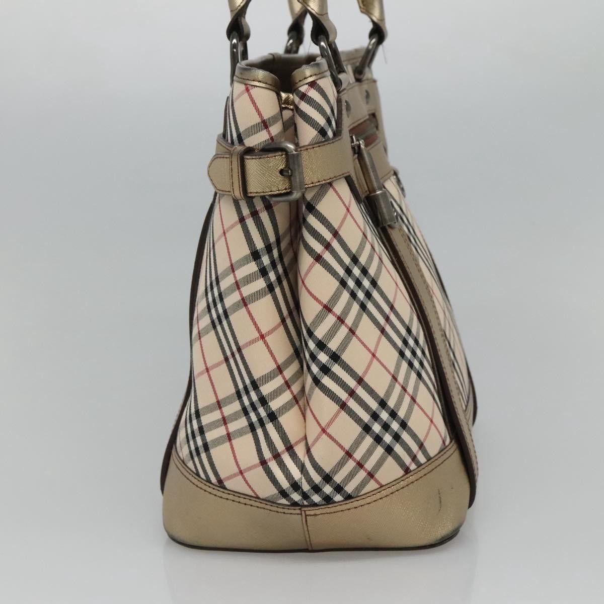 Burberry Burberry Nova Check Tote Canvas and Leather Size ONE SIZE - 3 Thumbnail