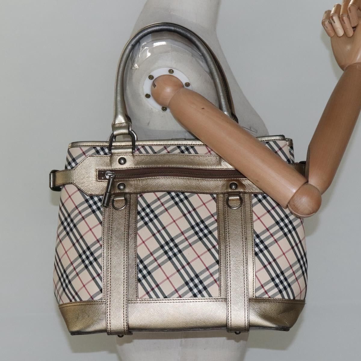 Burberry Burberry Nova Check Tote Canvas and Leather Size ONE SIZE - 12 Thumbnail