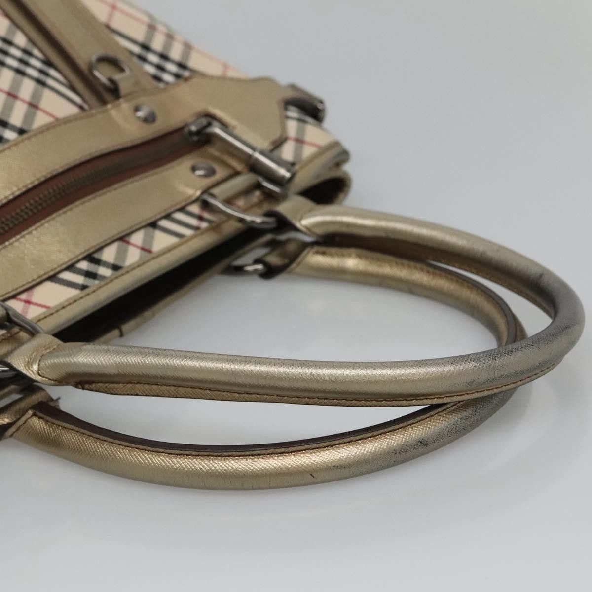 Burberry Burberry Nova Check Tote Canvas and Leather Size ONE SIZE - 7 Thumbnail