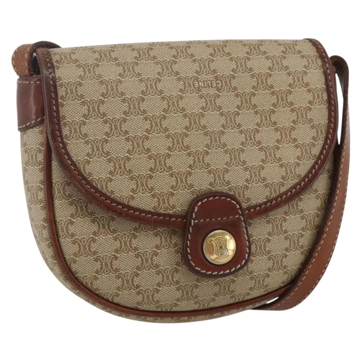 Celine Celine Vintage Macadam Shoulder Bag Canvas and Leather Size ONE SIZE - 16 Thumbnail