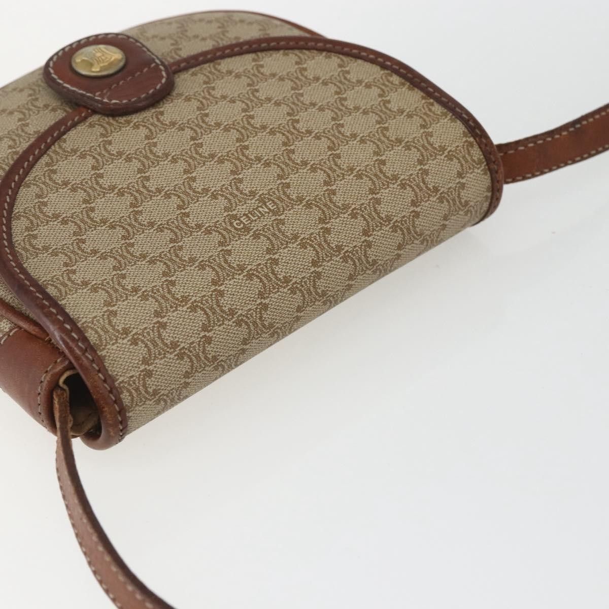 Celine Celine Vintage Macadam Shoulder Bag Canvas and Leather Size ONE SIZE - 15 Thumbnail