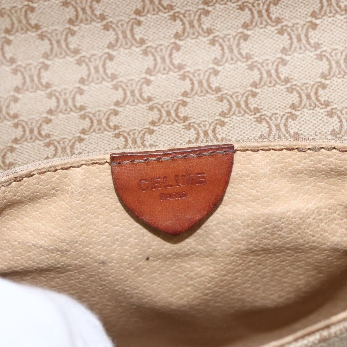 Celine Celine Vintage Macadam Shoulder Bag Canvas and Leather Size ONE SIZE - 6 Thumbnail