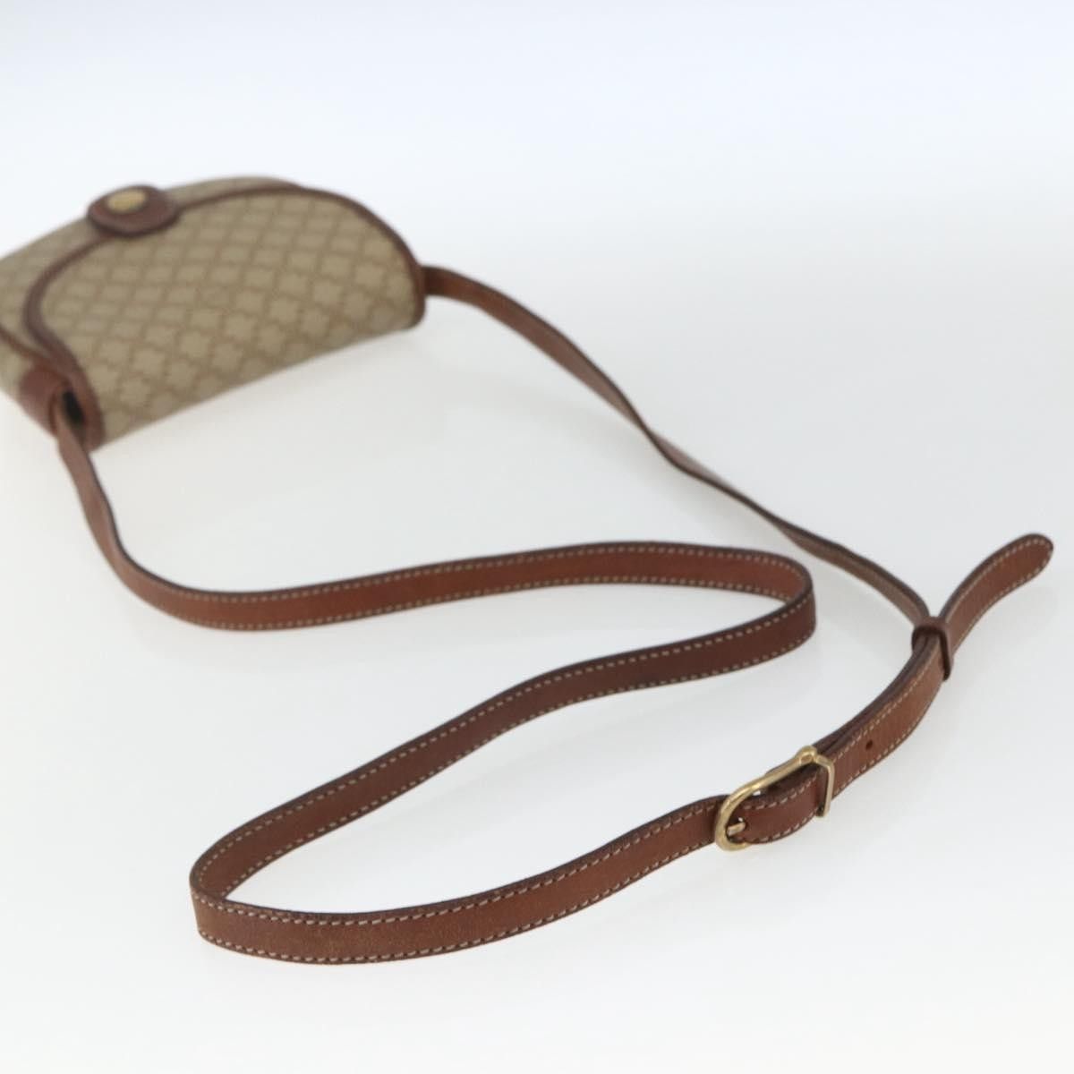 Celine Celine Vintage Macadam Shoulder Bag Canvas and Leather Size ONE SIZE - 8 Thumbnail