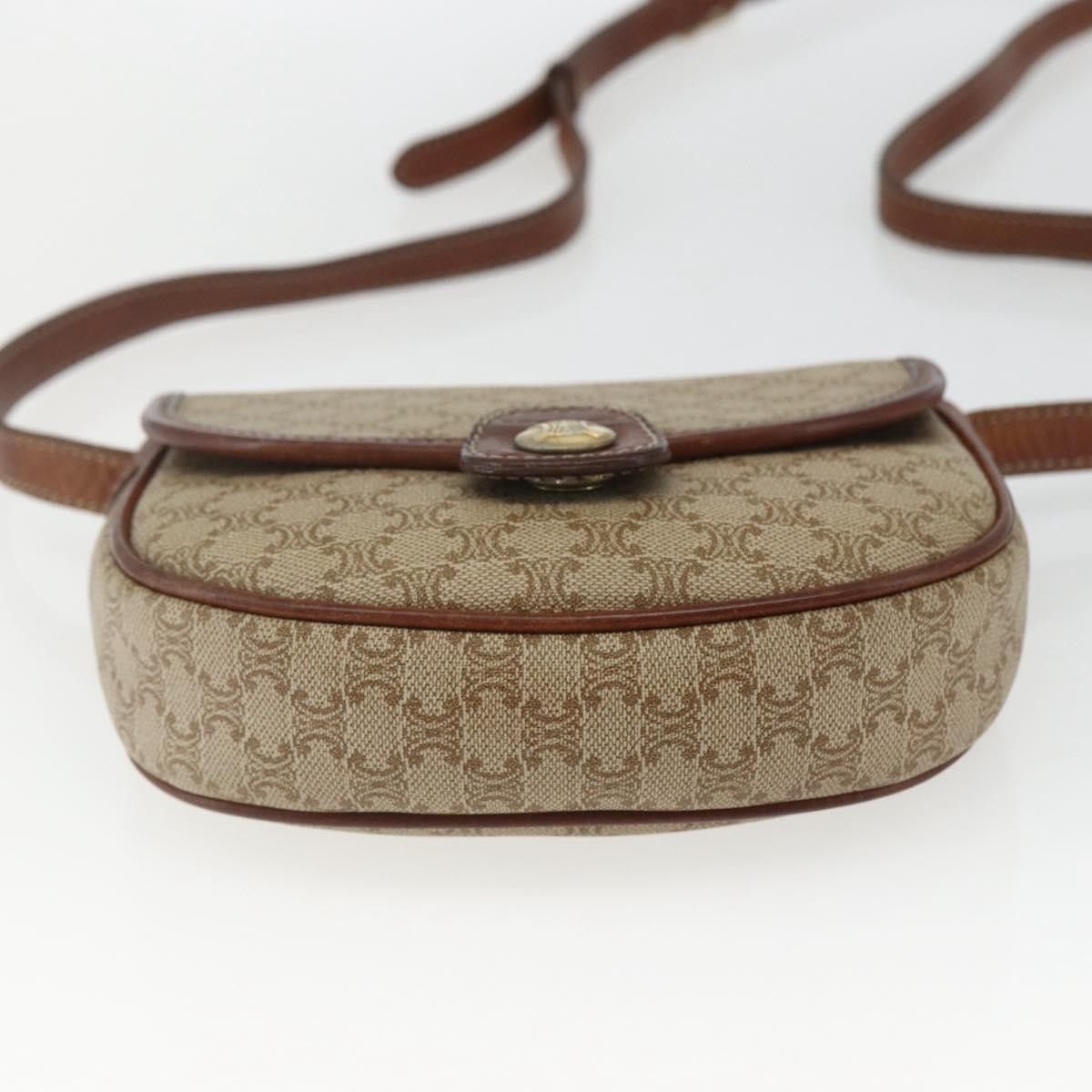 Celine Celine Vintage Macadam Shoulder Bag Canvas and Leather Size ONE SIZE - 13 Thumbnail