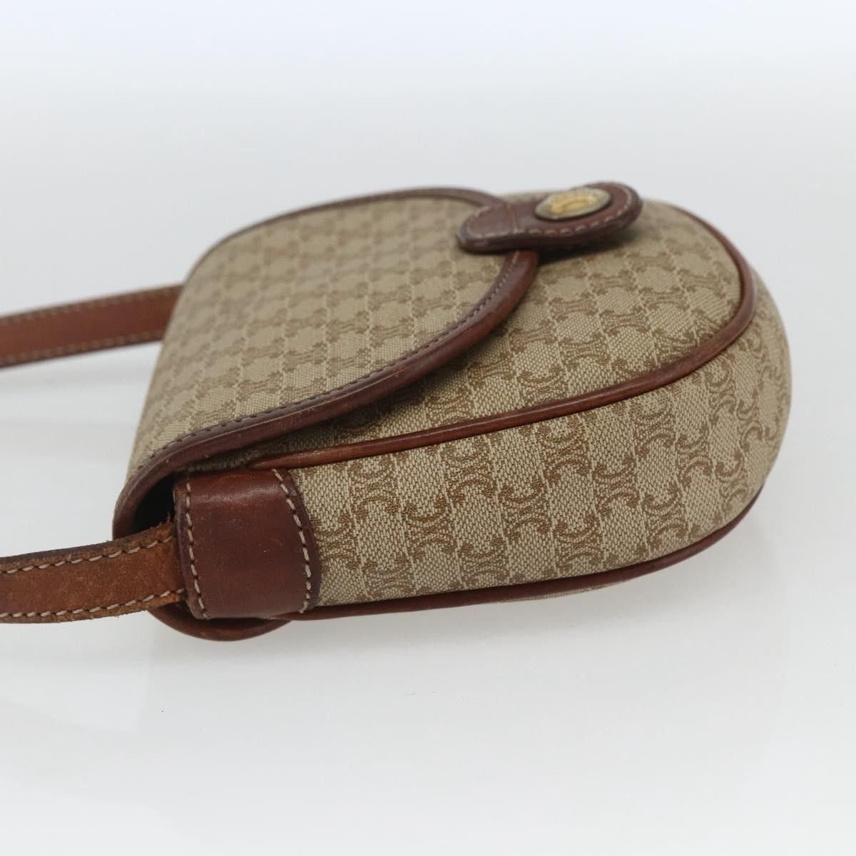 Celine Celine Vintage Macadam Shoulder Bag Canvas and Leather Size ONE SIZE - 3 Thumbnail