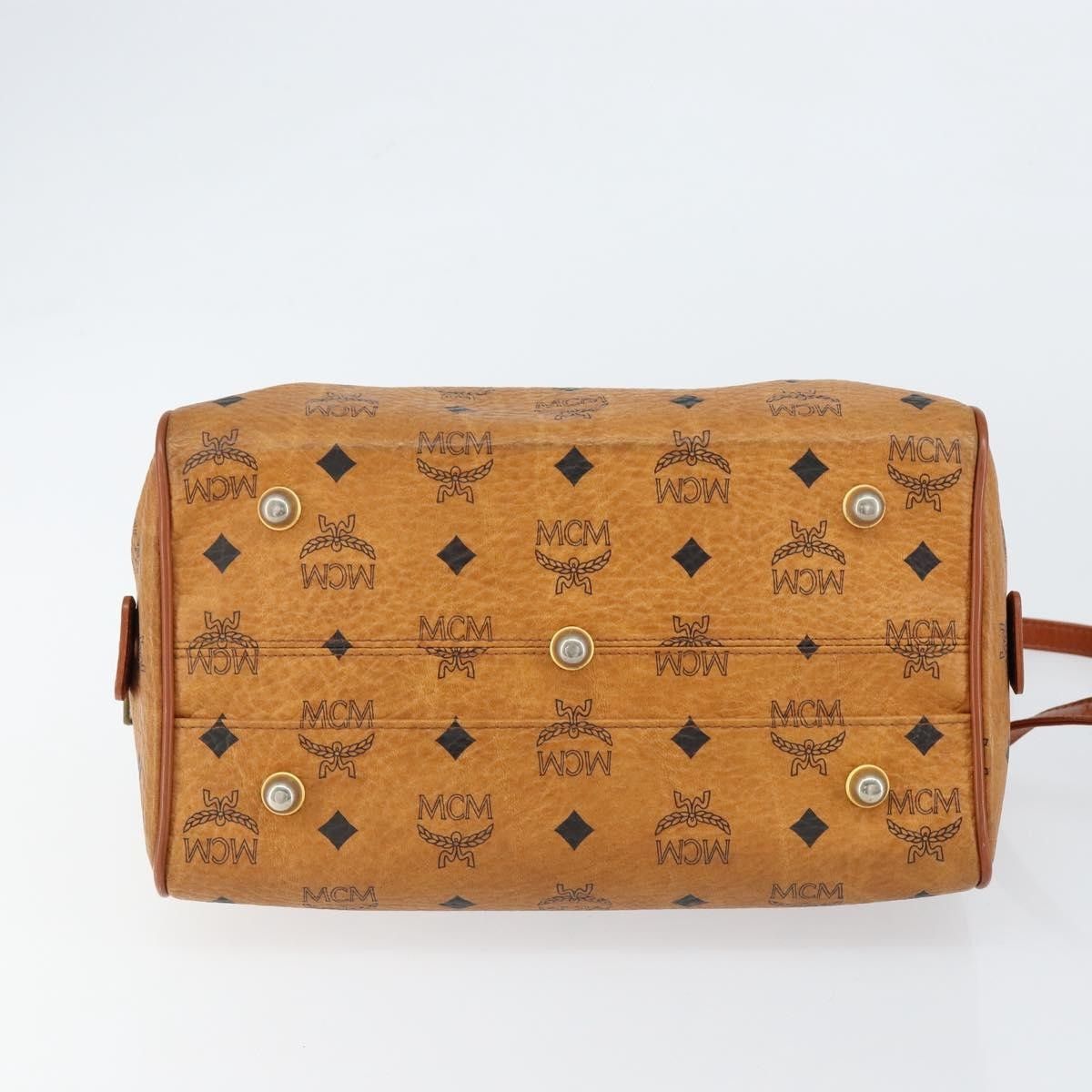 MCM MCM Visetos Handbag Canvas and Leather Size ONE SIZE - 17 Thumbnail