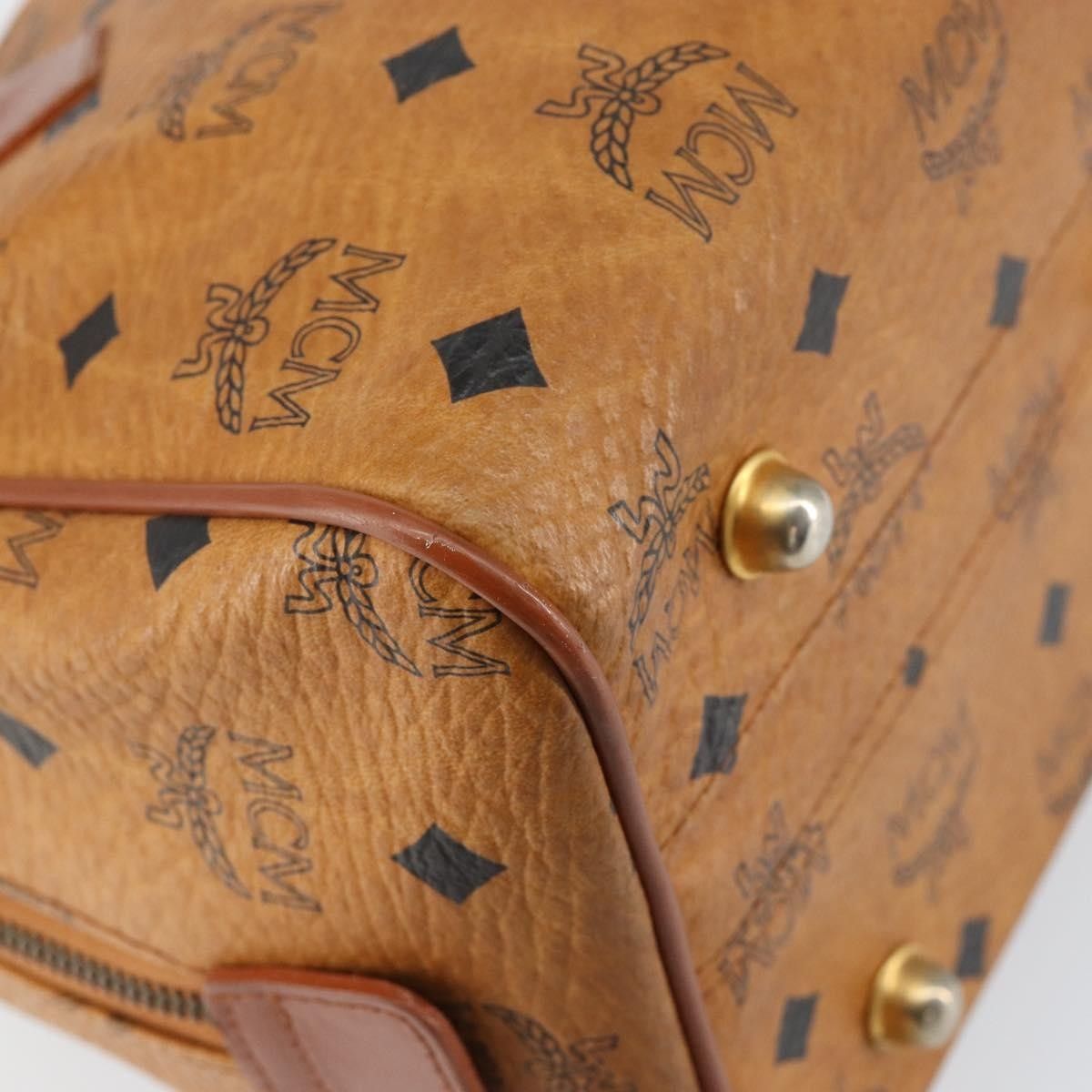 MCM MCM Visetos Handbag Canvas and Leather Size ONE SIZE - 11 Thumbnail