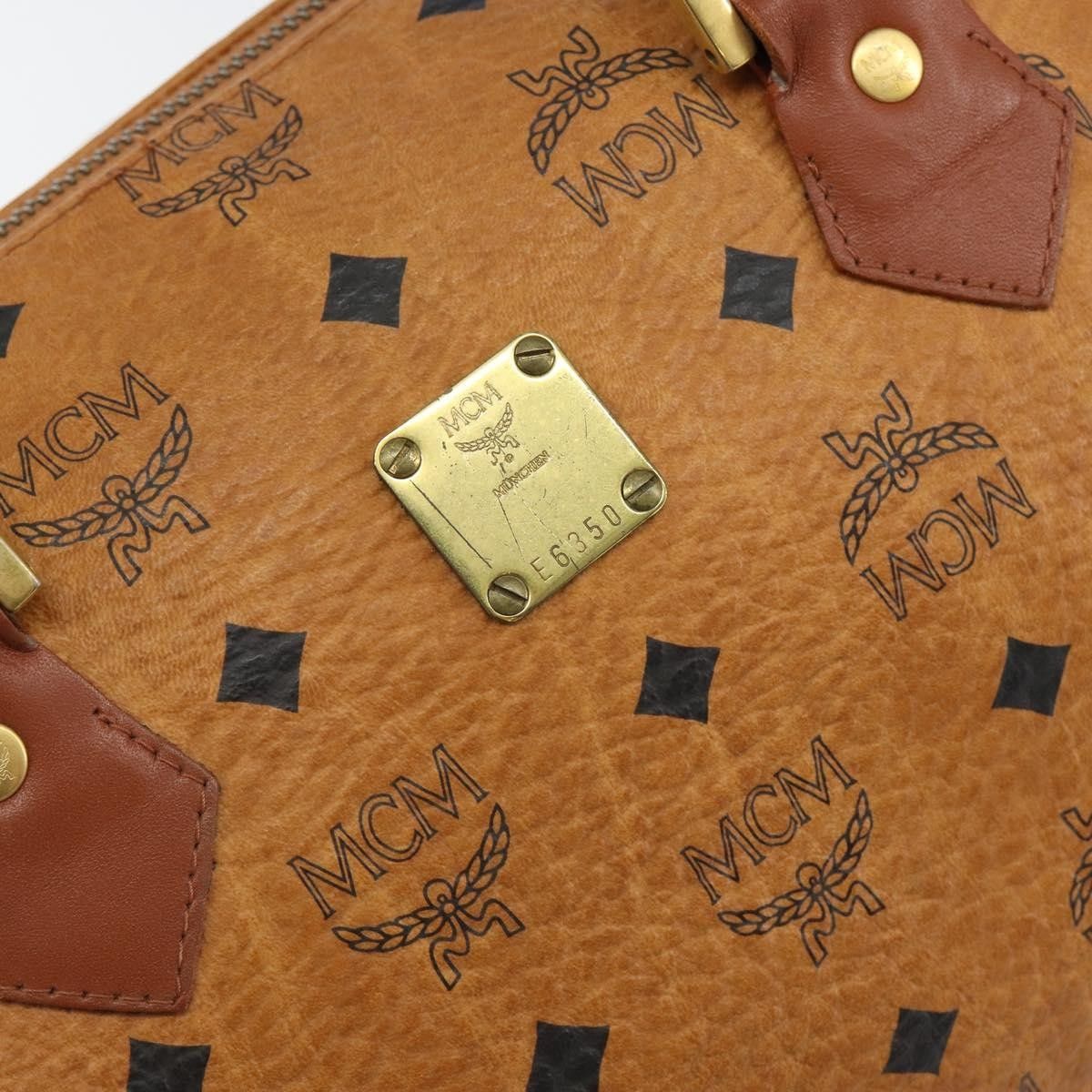 MCM MCM Visetos Handbag Canvas and Leather Size ONE SIZE - 6 Thumbnail