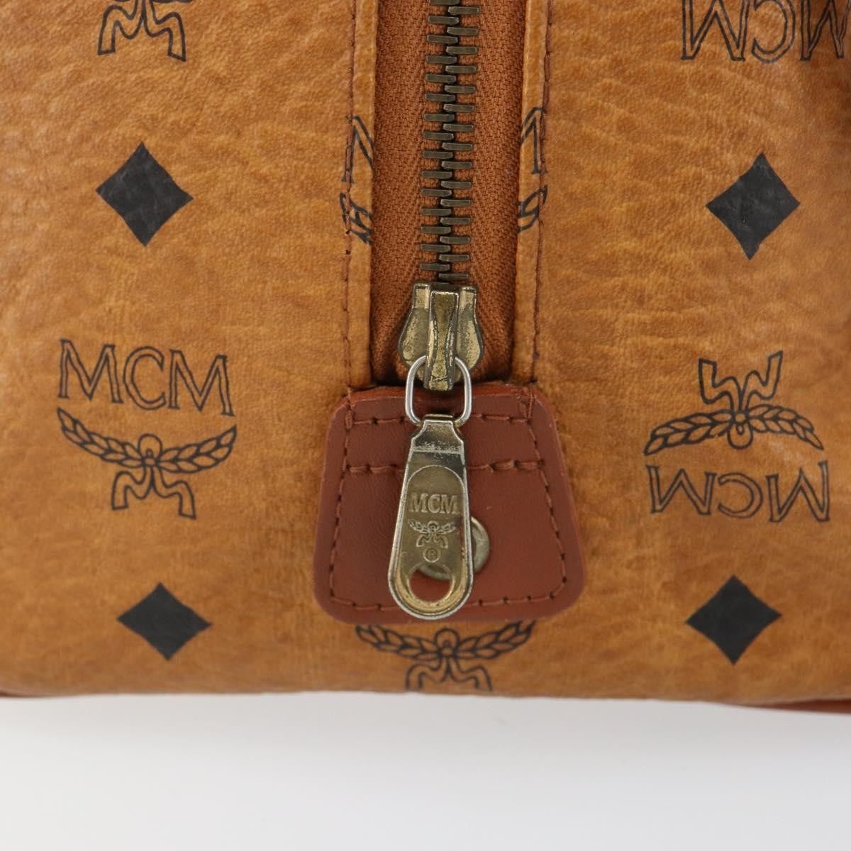 MCM MCM Visetos Handbag Canvas and Leather Size ONE SIZE - 20 Thumbnail