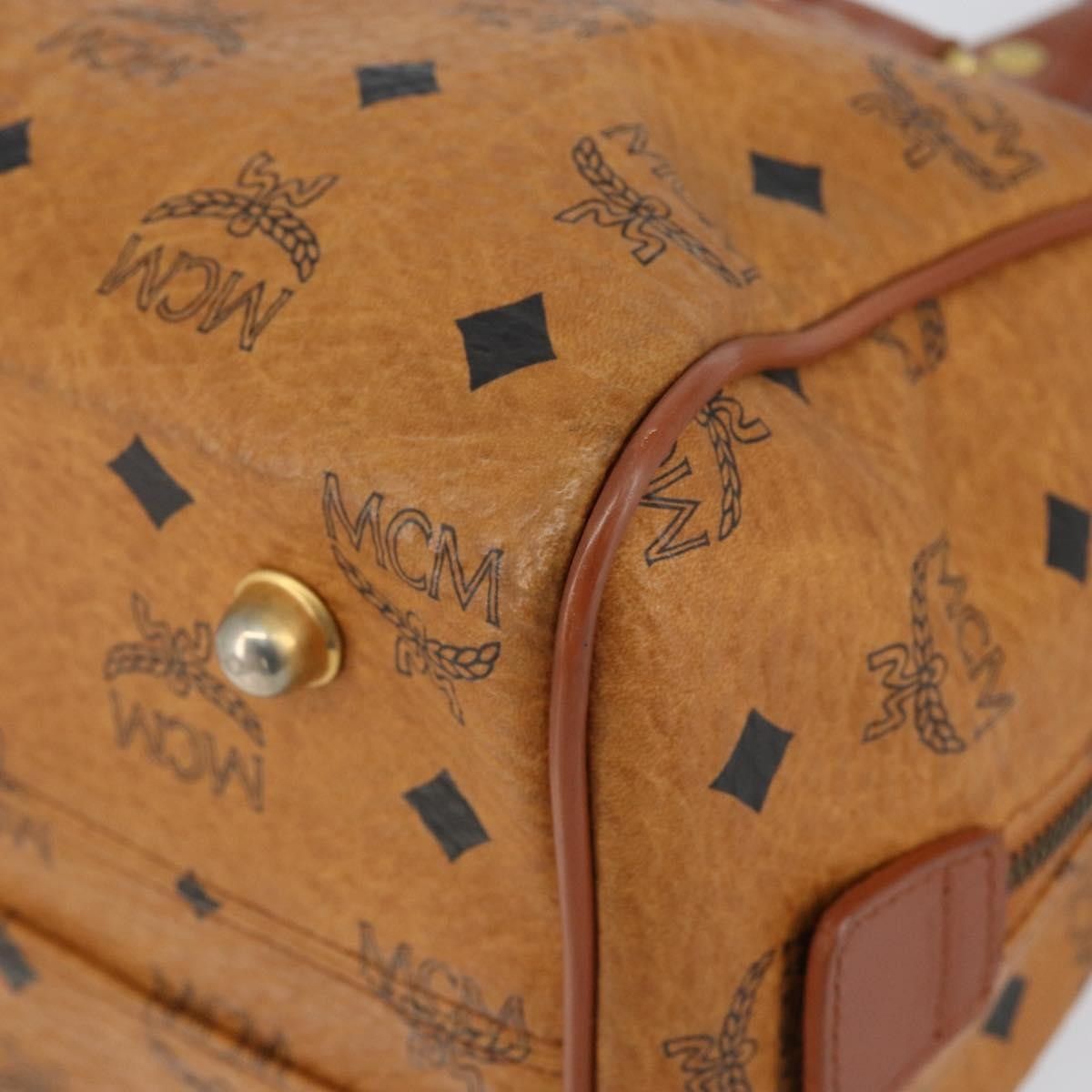 MCM MCM Visetos Handbag Canvas and Leather Size ONE SIZE - 8 Thumbnail