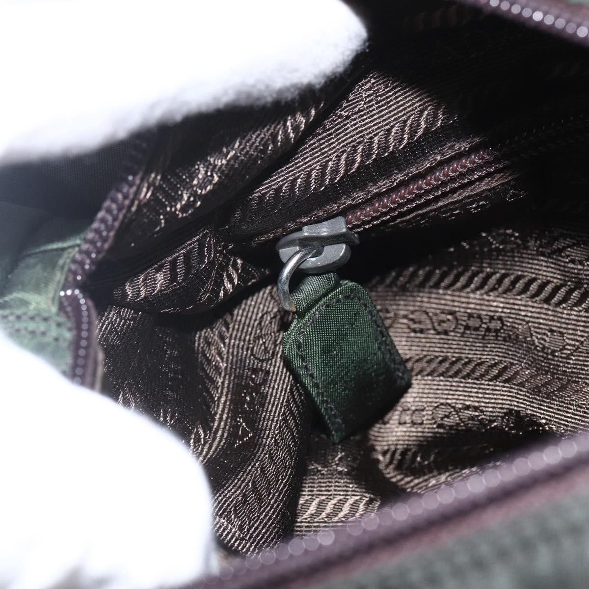 Prada Prada Vintage Zip Handbag Tessuto Size ONE SIZE - 20 Thumbnail