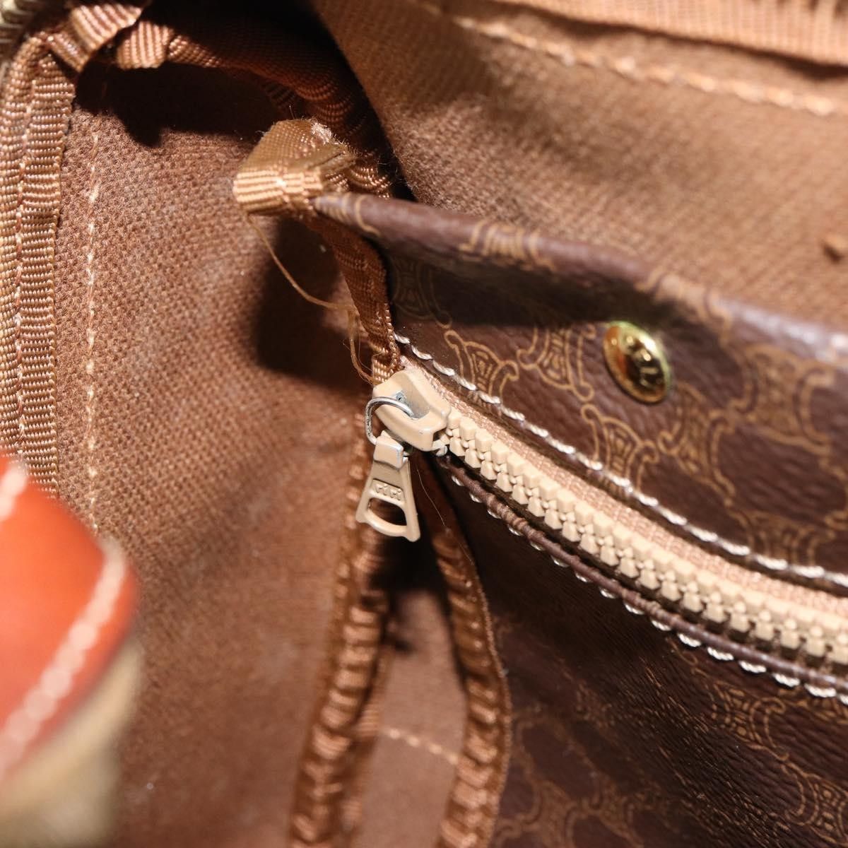 Celine Celine Vintage Macadam Handbag Canvas and Leather Size ONE SIZE - 22 Thumbnail