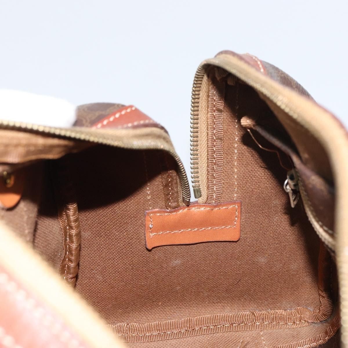 Celine Celine Vintage Macadam Handbag Canvas and Leather Size ONE SIZE - 21 Thumbnail