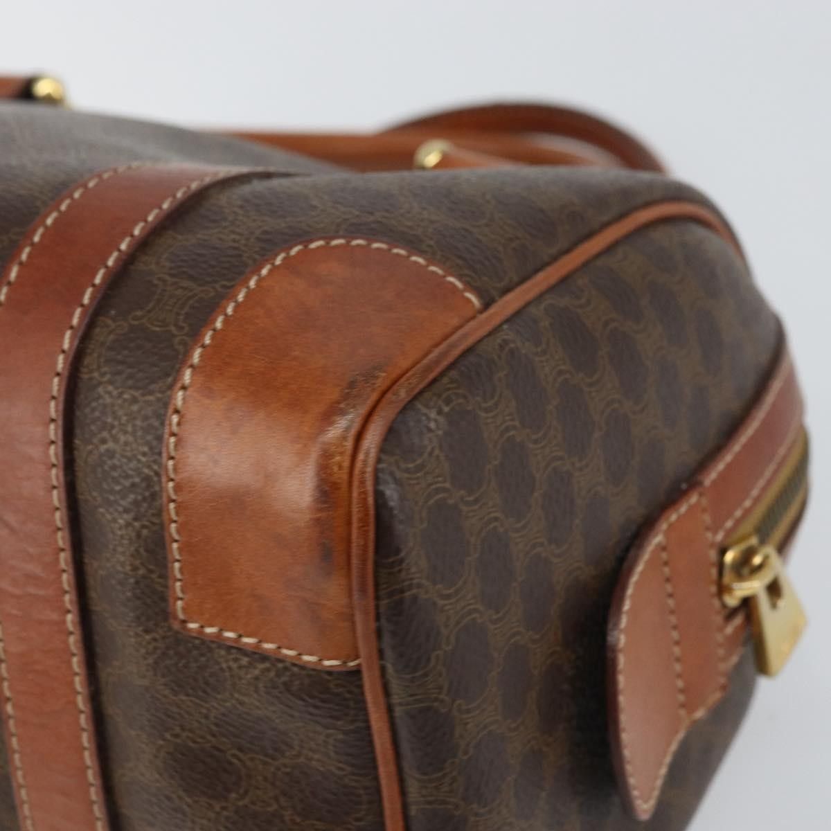Celine Celine Vintage Macadam Handbag Canvas and Leather Size ONE SIZE - 10 Thumbnail