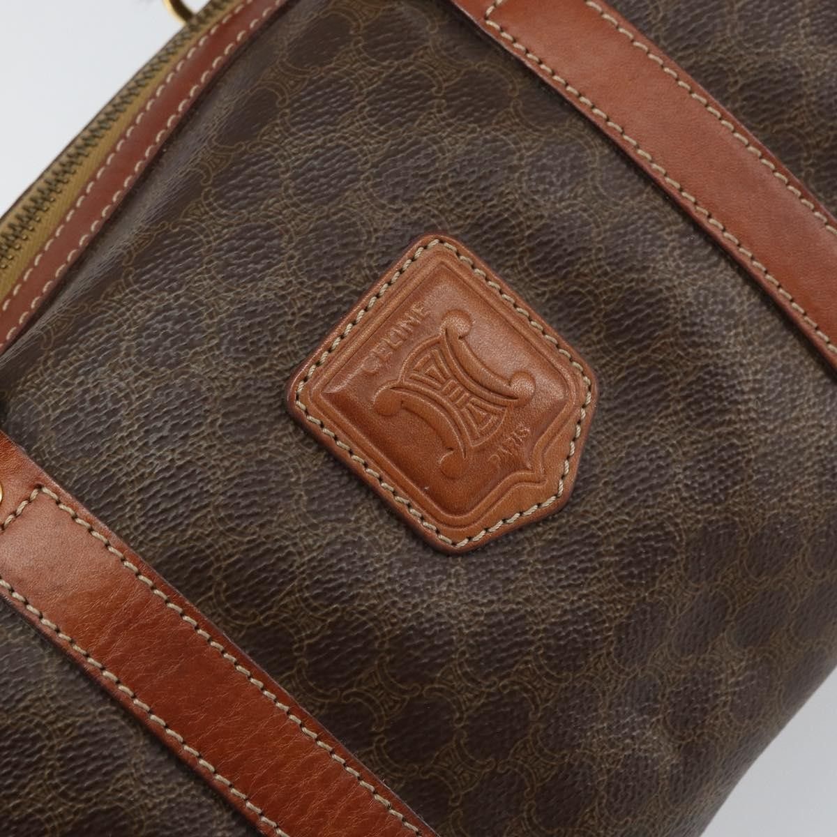 Celine Celine Vintage Macadam Handbag Canvas and Leather Size ONE SIZE - 19 Thumbnail