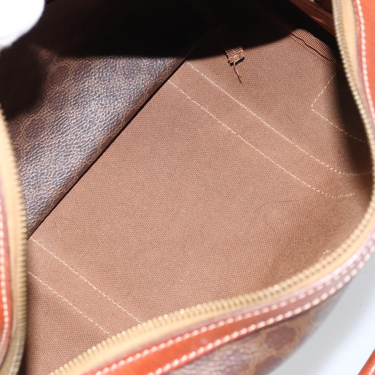 Celine Celine Vintage Macadam Handbag Canvas and Leather Size ONE SIZE - 5 Thumbnail