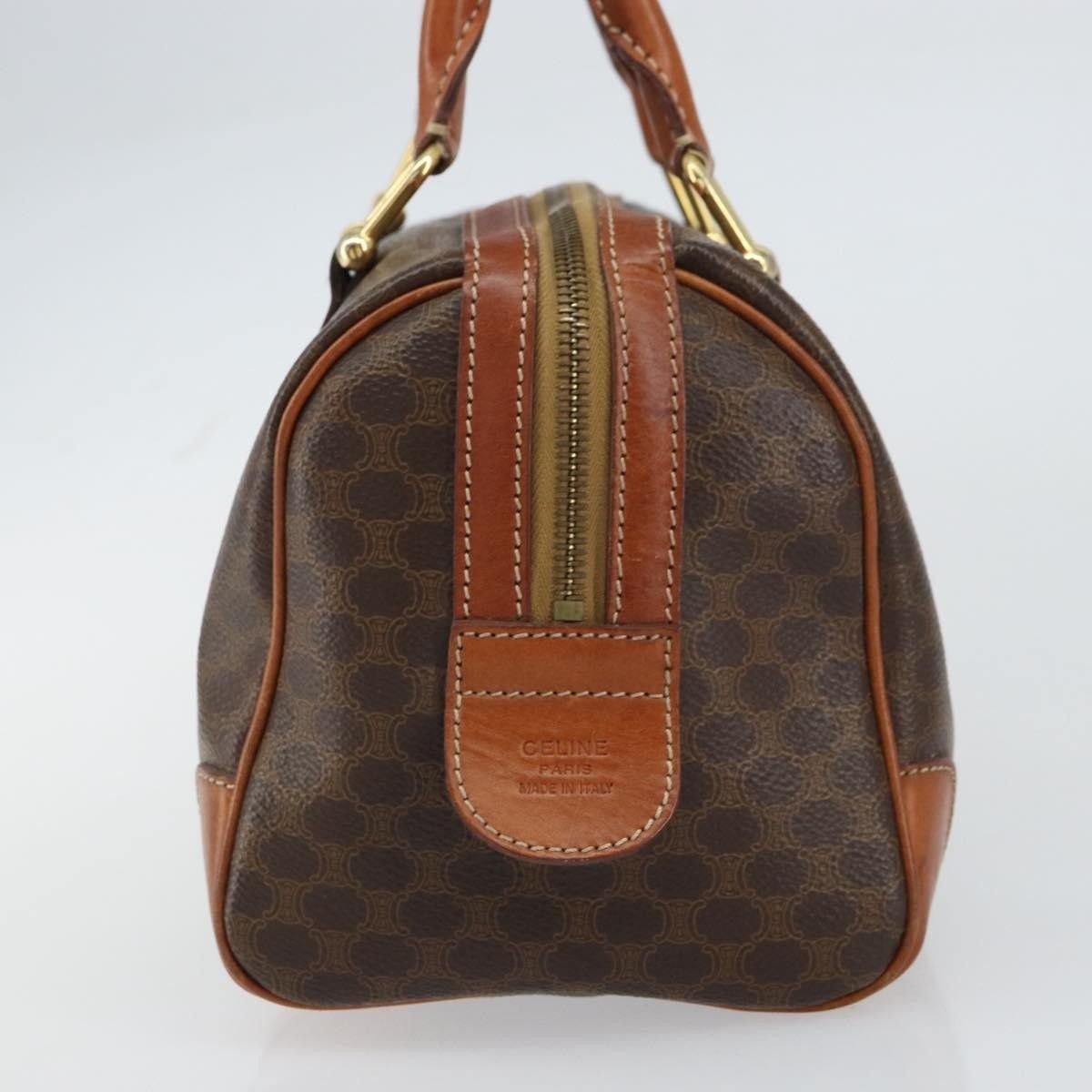 Celine Celine Vintage Macadam Handbag Canvas and Leather Size ONE SIZE - 4 Thumbnail