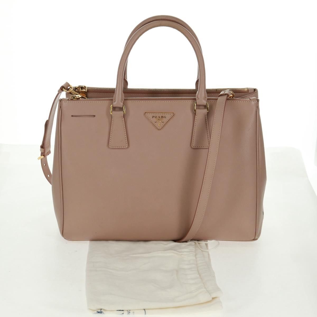 Prada Prada Double Zip Lux Tote Saffiano Leather Size ONE SIZE - 19 Thumbnail