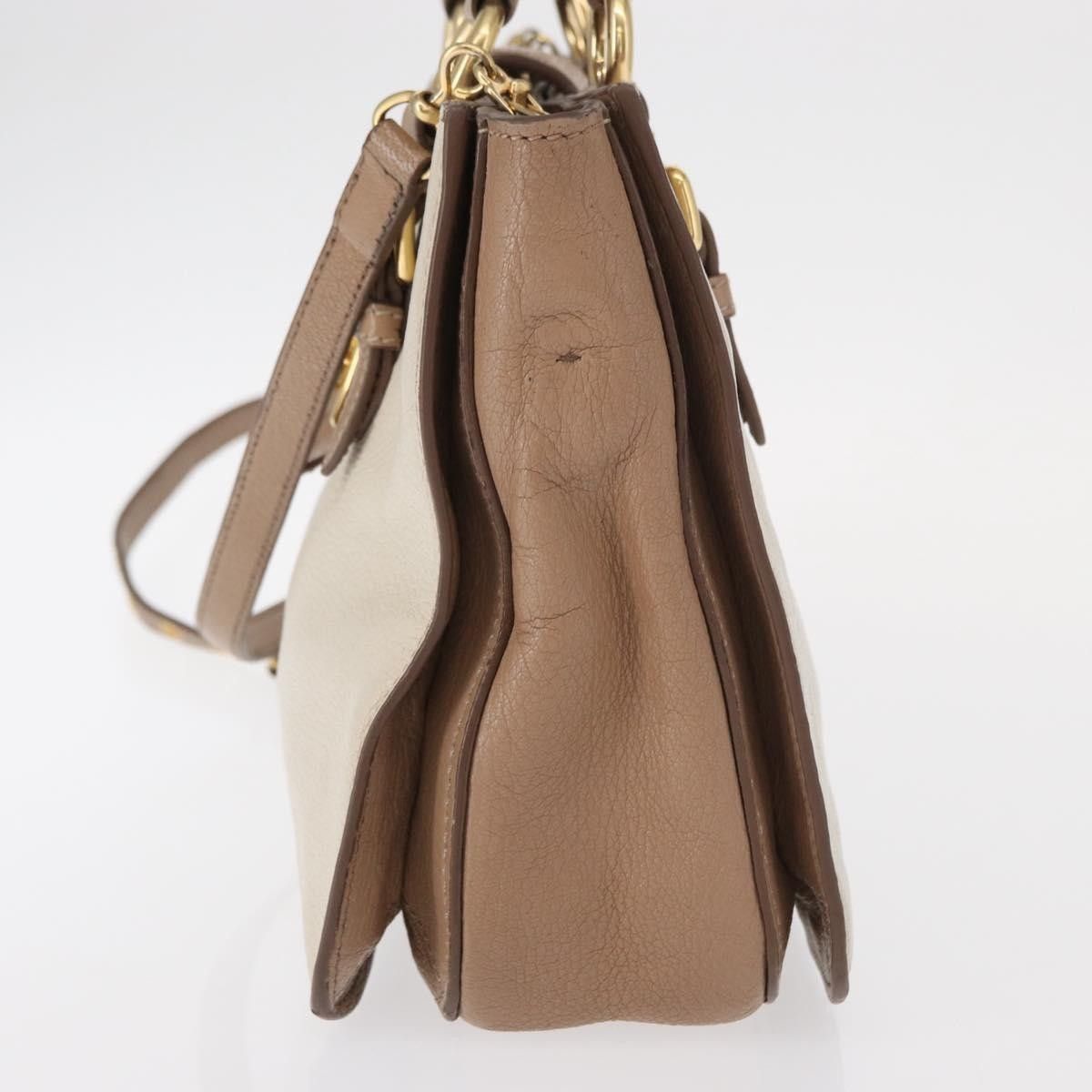 Miu Miu Miu Miu Madras Convertible Lock Tote Leather Size ONE SIZE - 3 Thumbnail