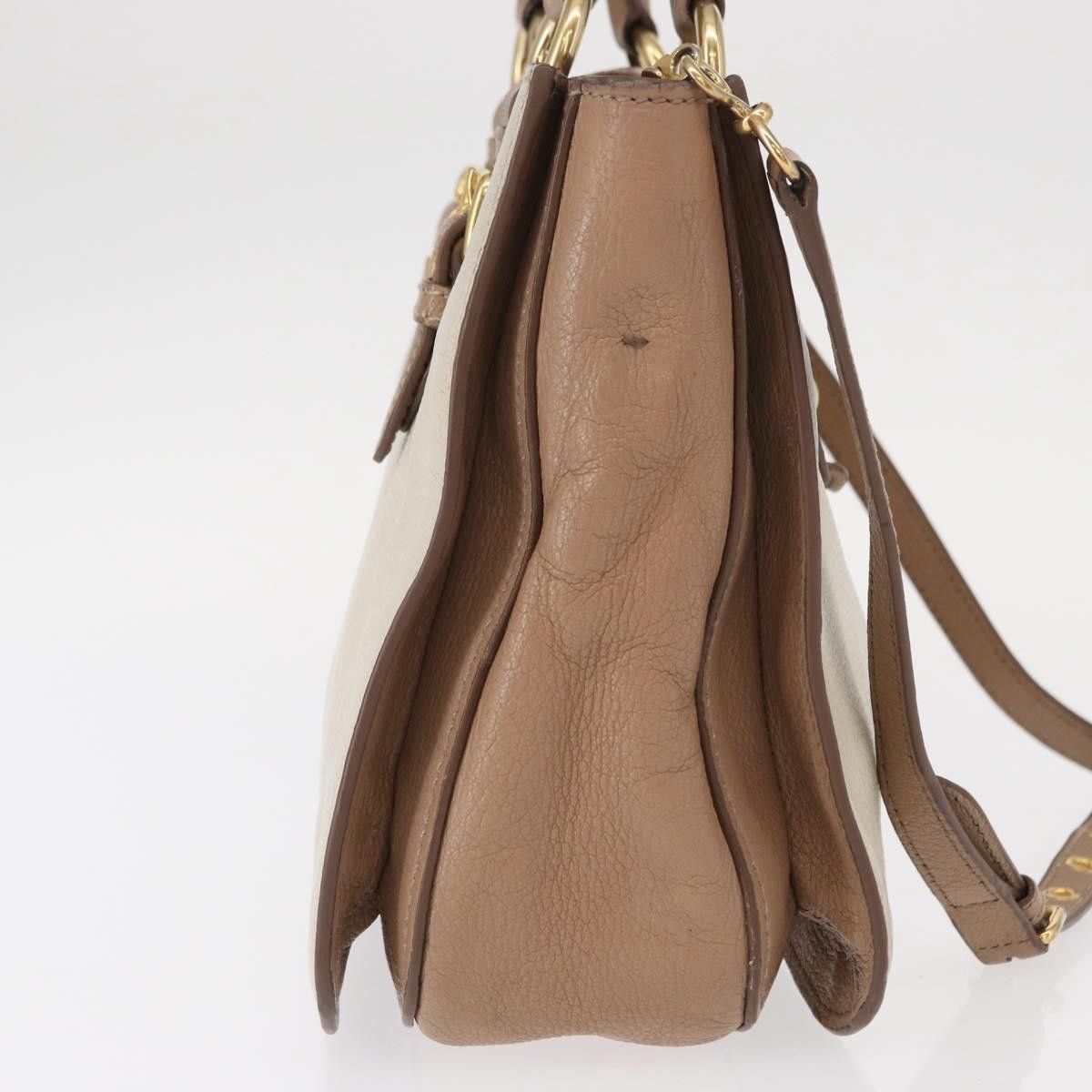 Miu Miu Miu Miu Madras Convertible Lock Tote Leather Size ONE SIZE - 4 Thumbnail